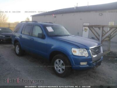 2010 Ford EXPLORER, синий — VIN 1FMEU7DE9AUA76587, IAAI
