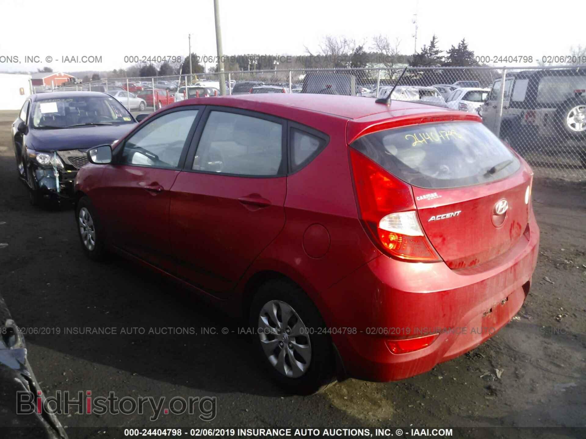 2015 HYUNDAI ACCENT - VIN: KMHCT5AE4FU233310 - Фото 3