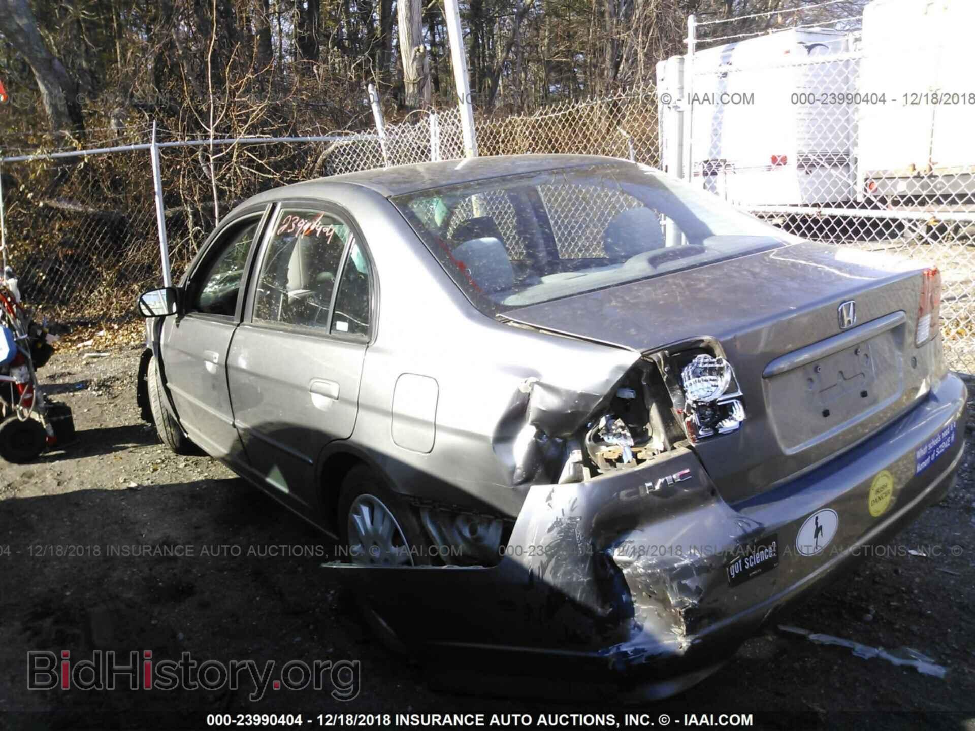 2005 HONDA CIVIC - VIN: 2HGES15535H596106 - Фото 3