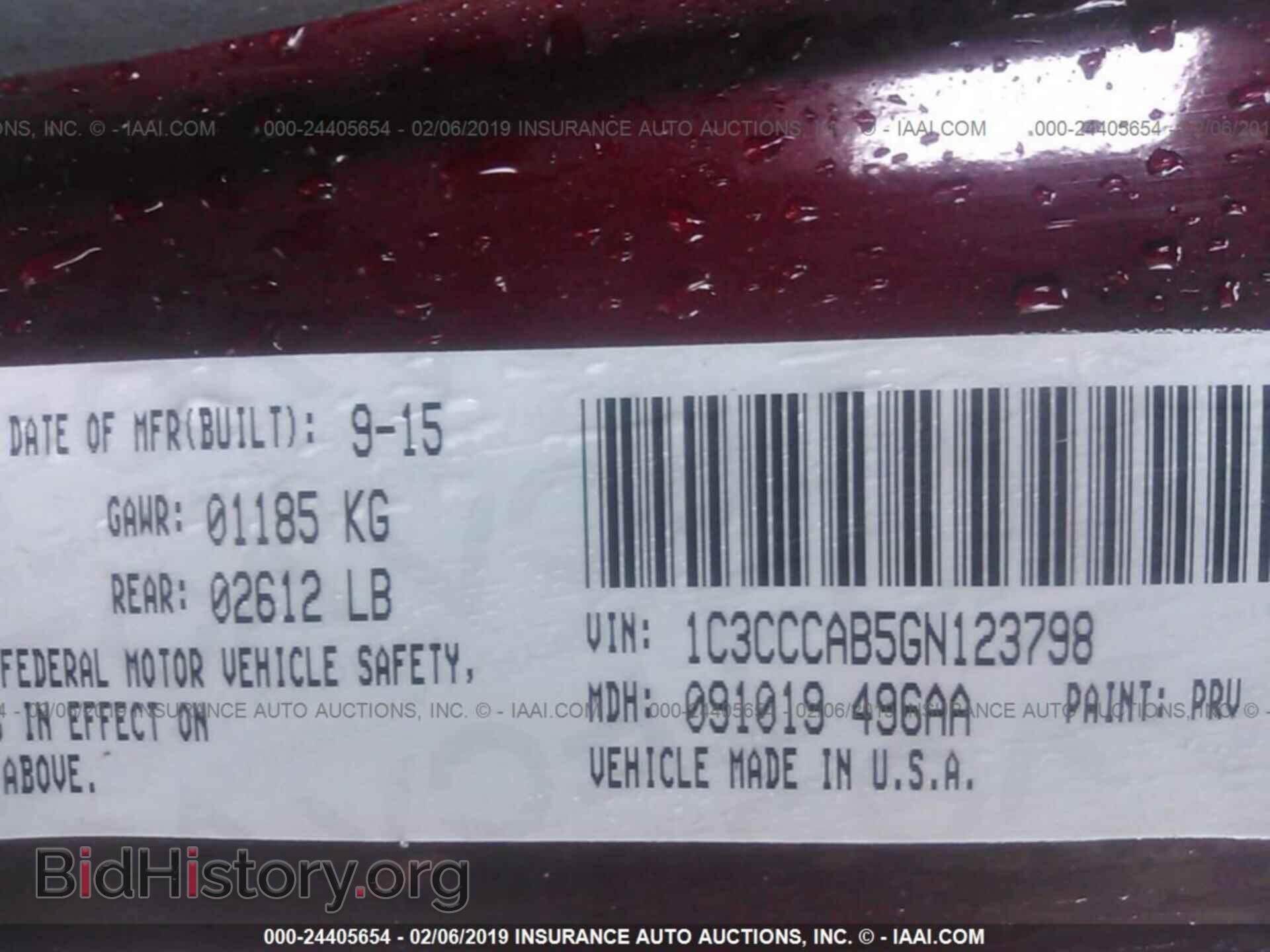 2016 CHRYSLER 200 - VIN: 1C3CCCAB5GN123798 - Photo 9