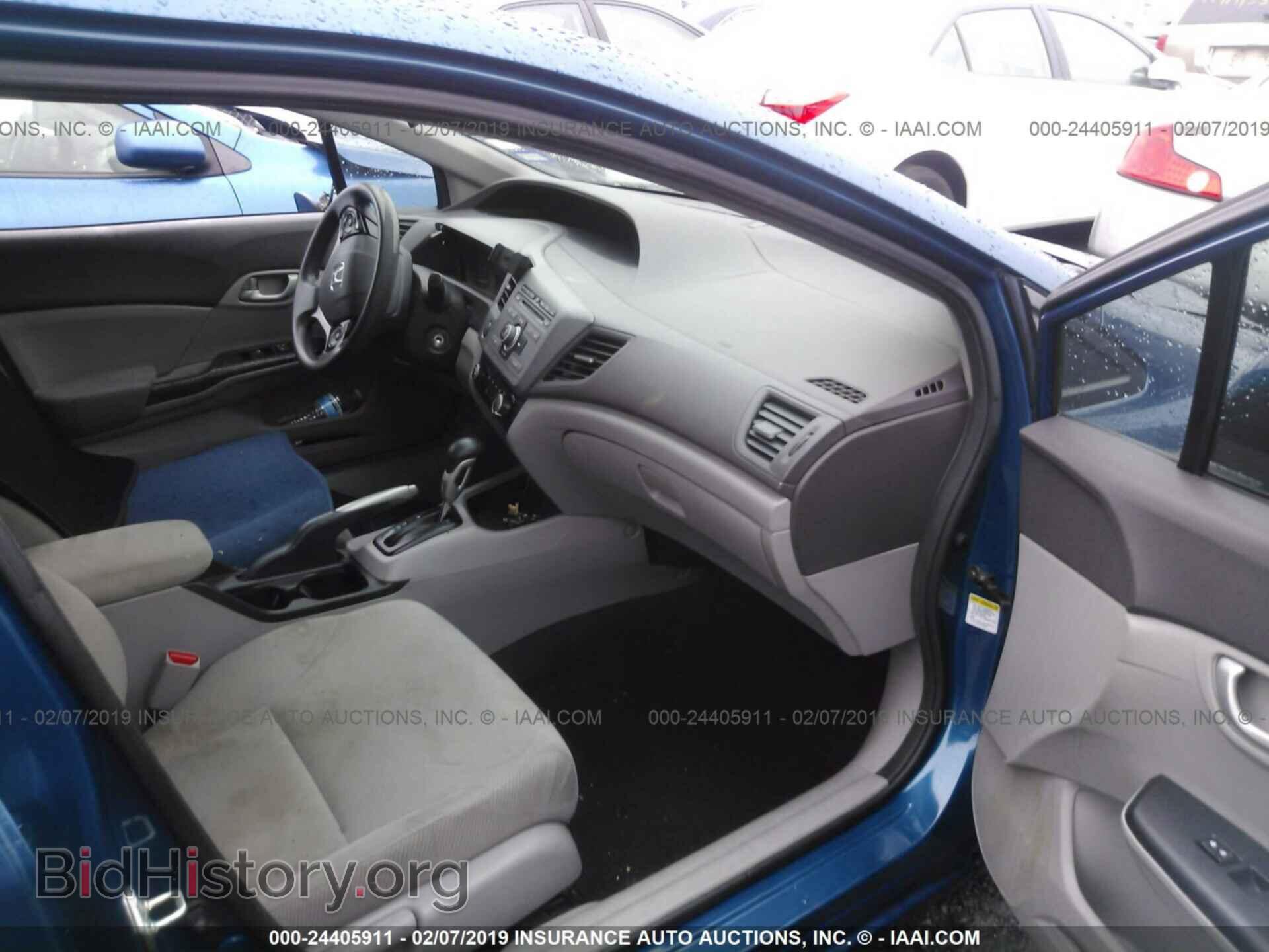 2012 HONDA CIVIC - VIN: 2HGFB2F53CH575942 - Фото 5