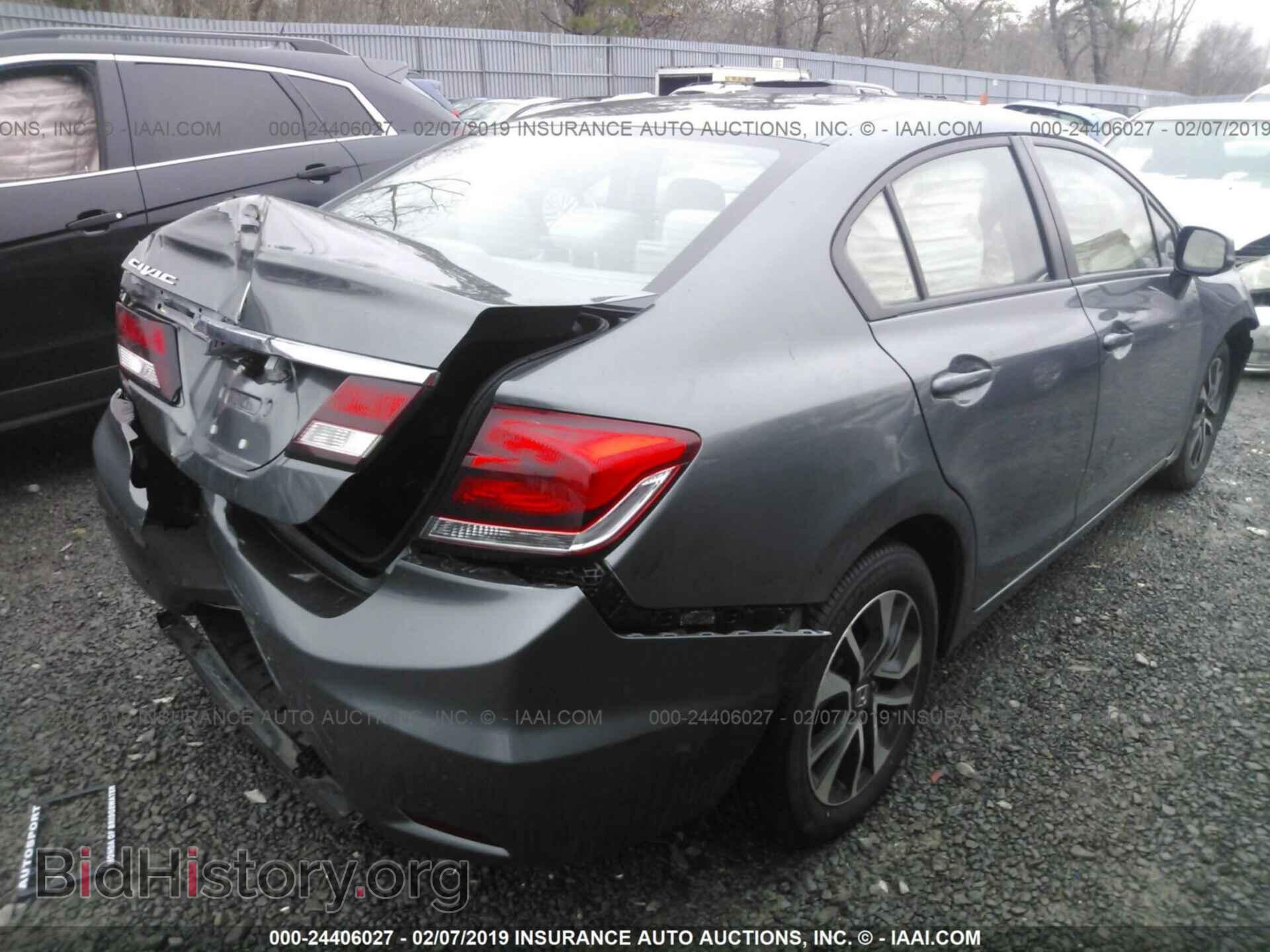 2013 HONDA CIVIC - VIN: 19XFB2F8XDE240327 - Фото 4