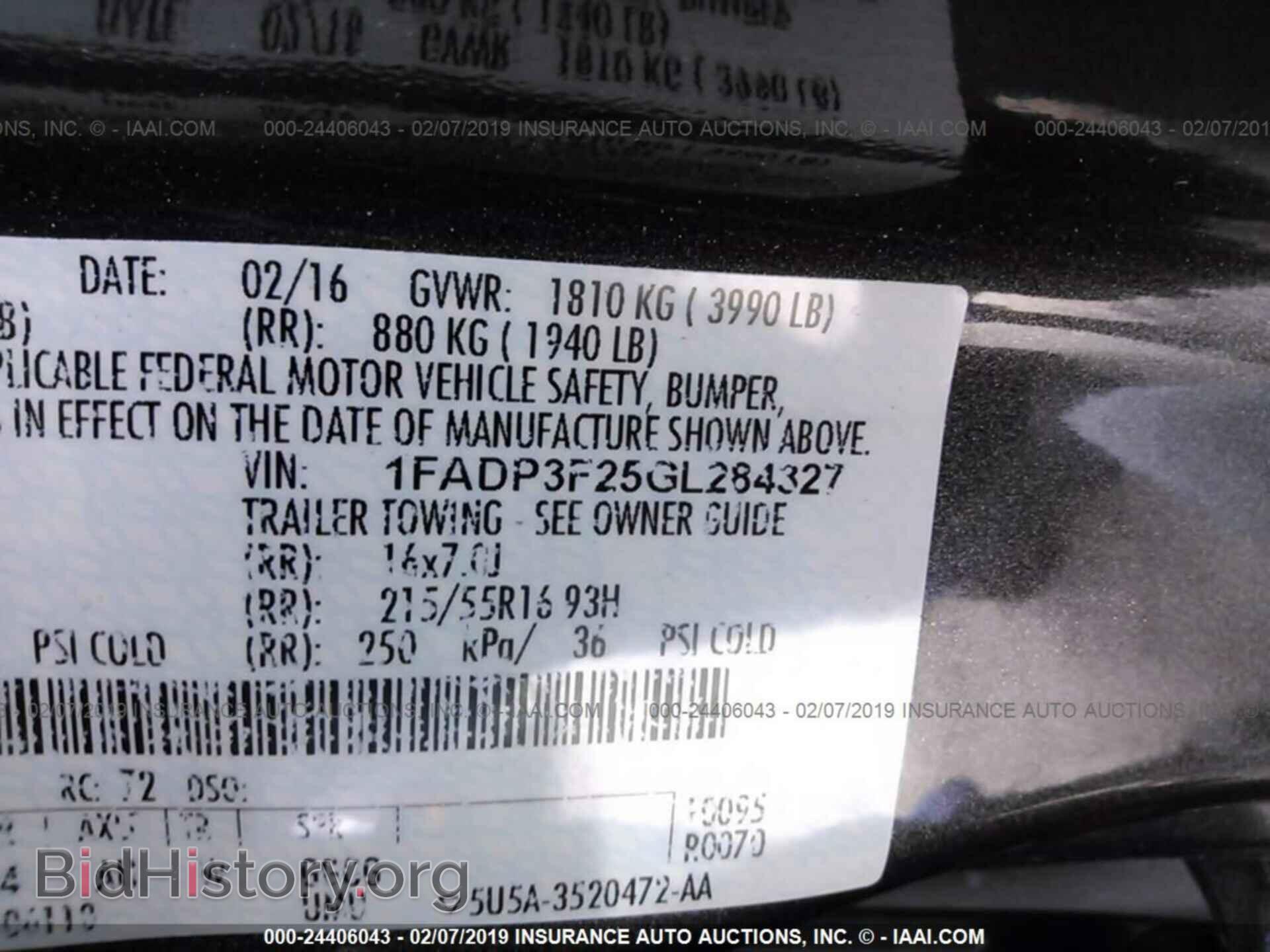 2016 FORD FOCUS - VIN: 1FADP3F25GL284327 - Photo 9