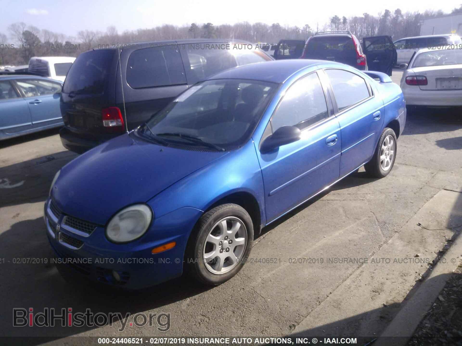 2005 DODGE NEON - VIN: 1B3ES56TX5D186601 - Фото 2