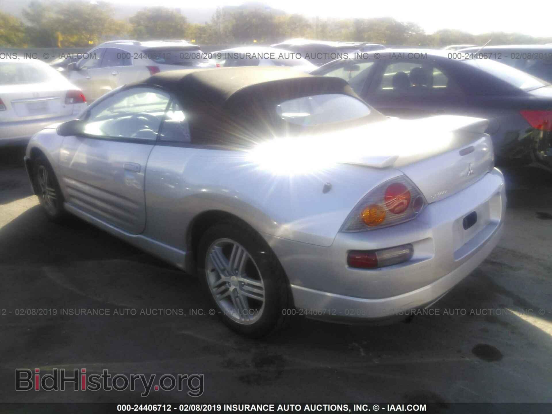 2003 MITSUBISHI ECLIPSE - VIN: 4A3AE55H13E137972 - Фото 3