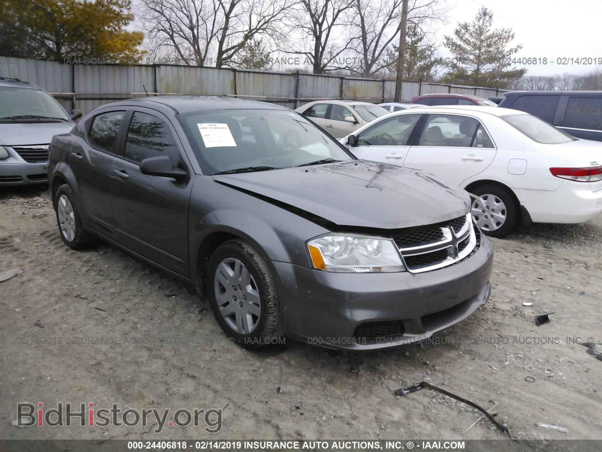 Photo 1C3CDZAB6CN231342 - DODGE AVENGER 2012