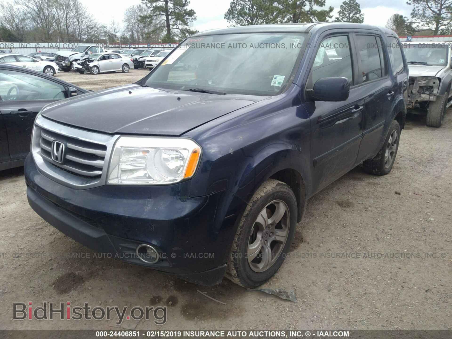 2013 HONDA PILOT - VIN: 5FNYF3H56DB010171 - Фото 2