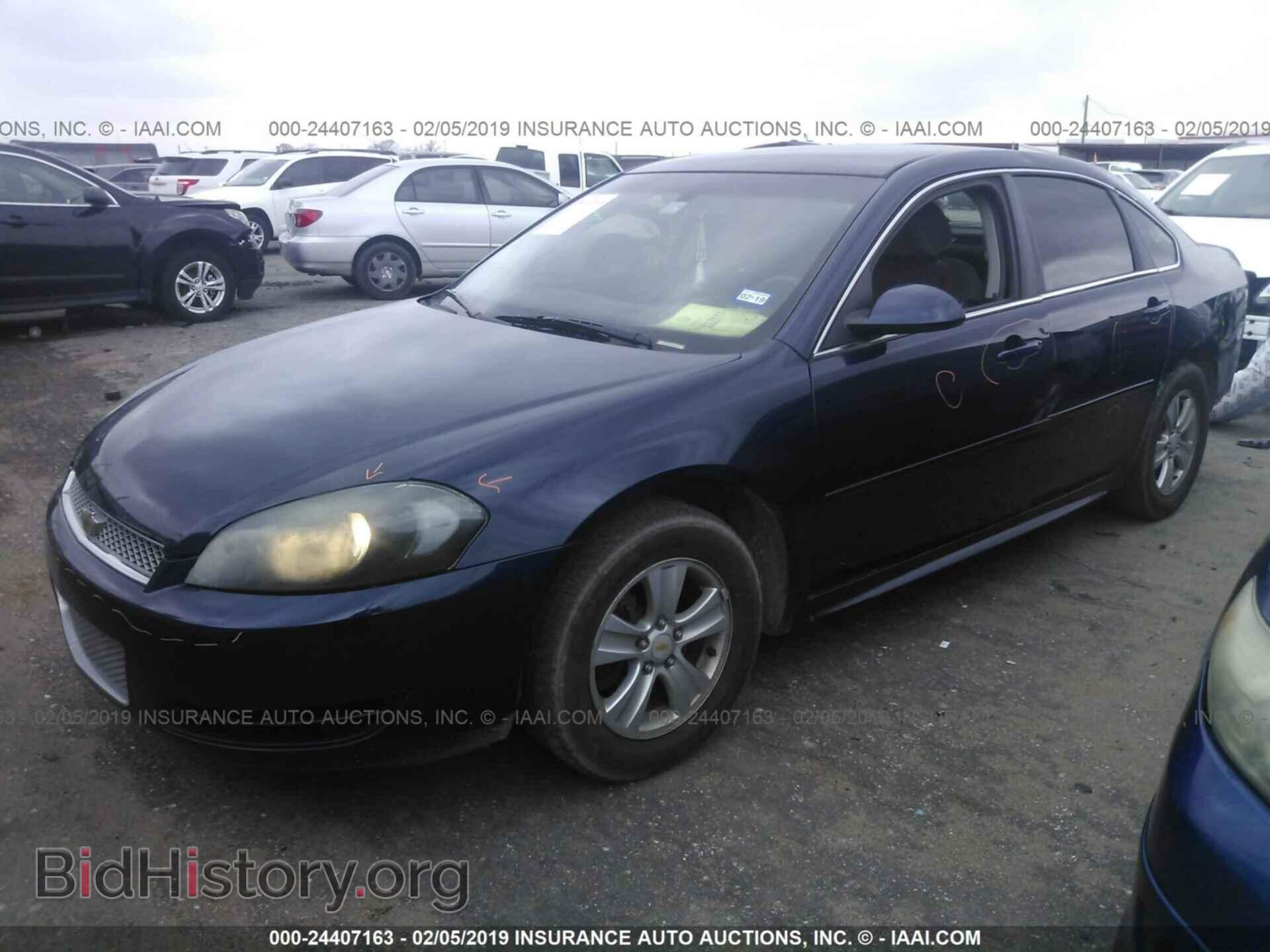 2012 CHEVROLET IMPALA - VIN: 2G1WF5E35C1292111 - Фото 2