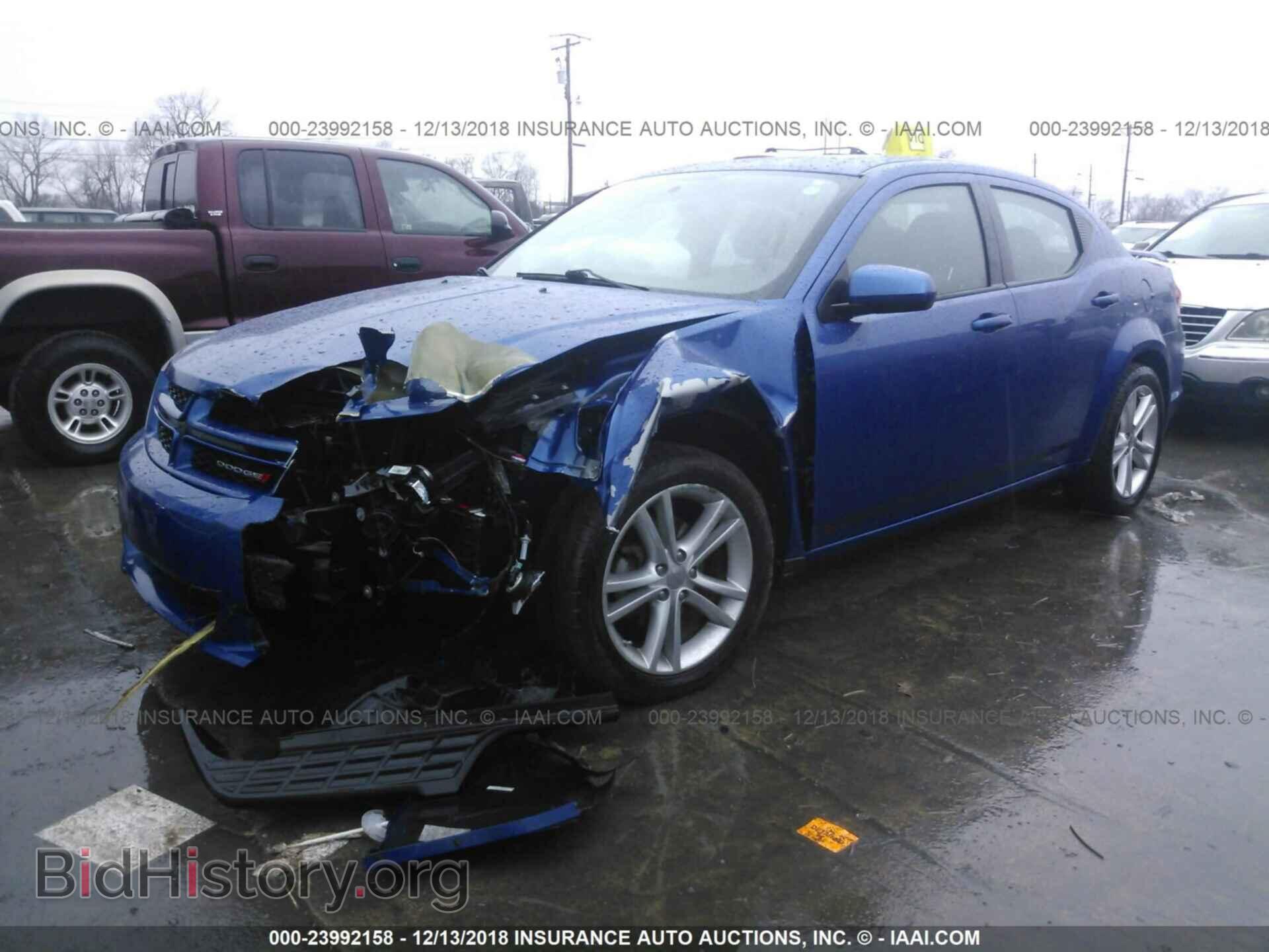 2013 DODGE AVENGER - VIN: 1C3CDZCB4DN502722 - Фото 2