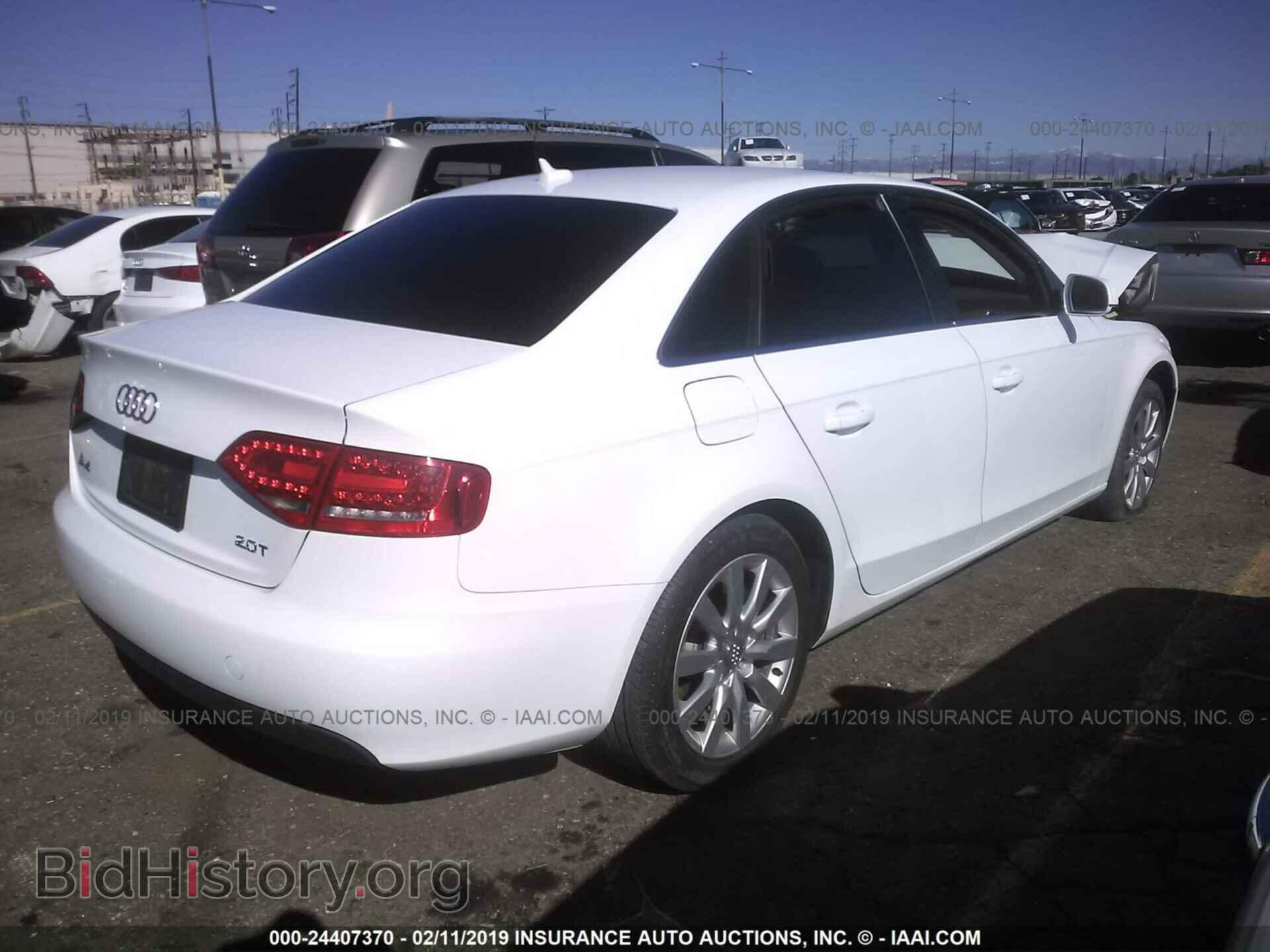 2012 AUDI A4 - VIN: WAUAFAFL6CA116325 - Photo 4