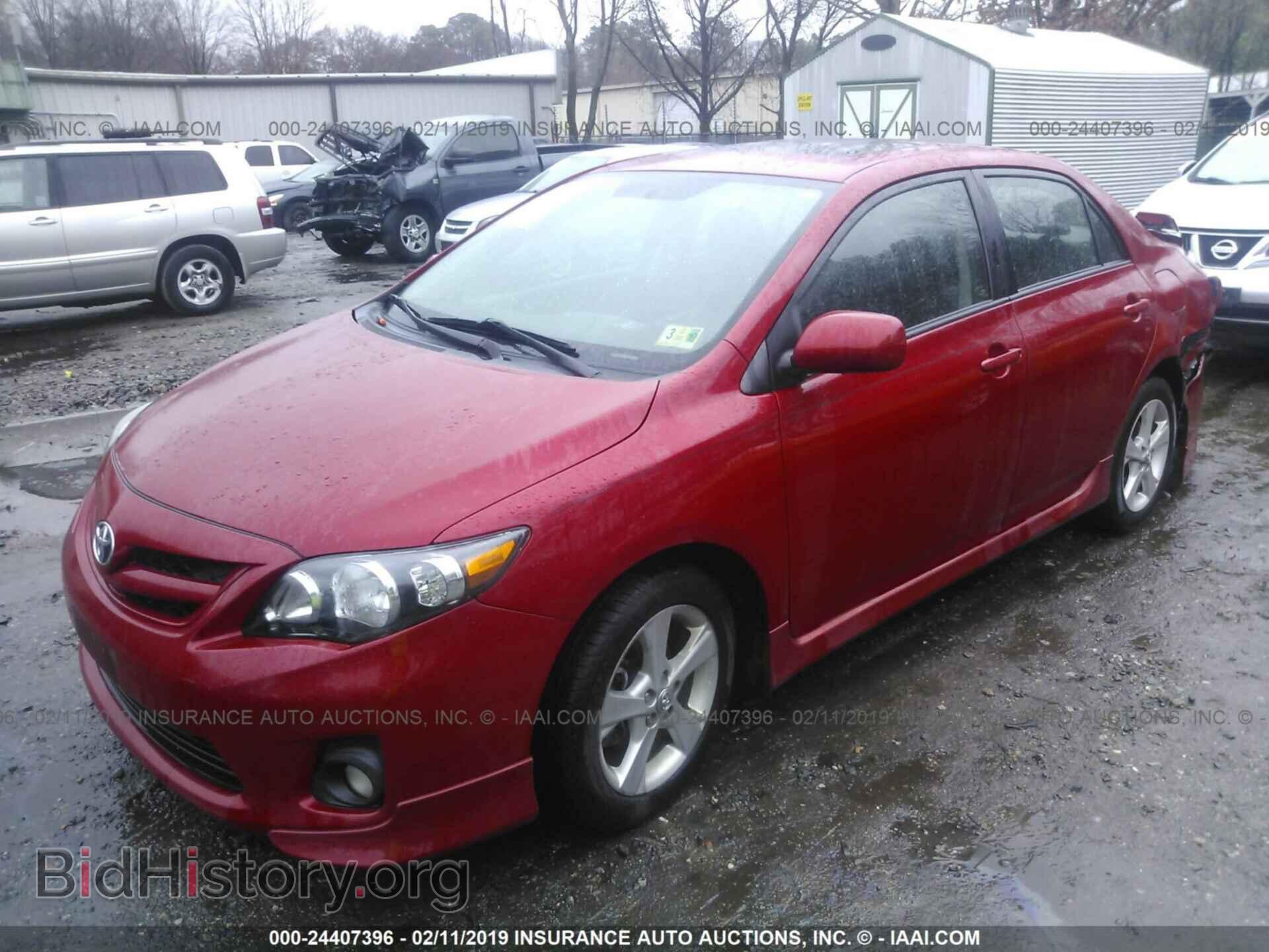 2011 TOYOTA COROLLA - VIN: 2T1BU4EE2BC714164 - Фото 2