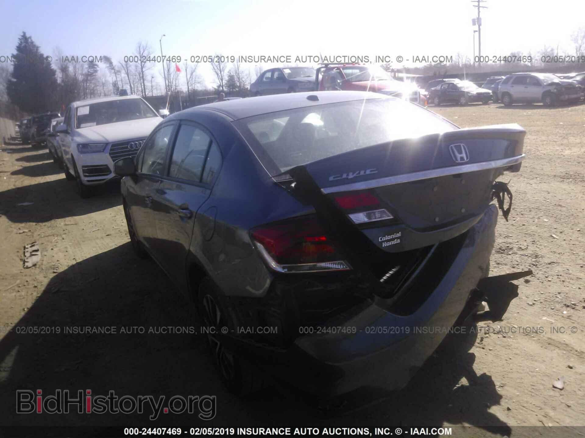 2013 HONDA CIVIC - VIN: 19XFB2F9XDE073606 - Фото 3