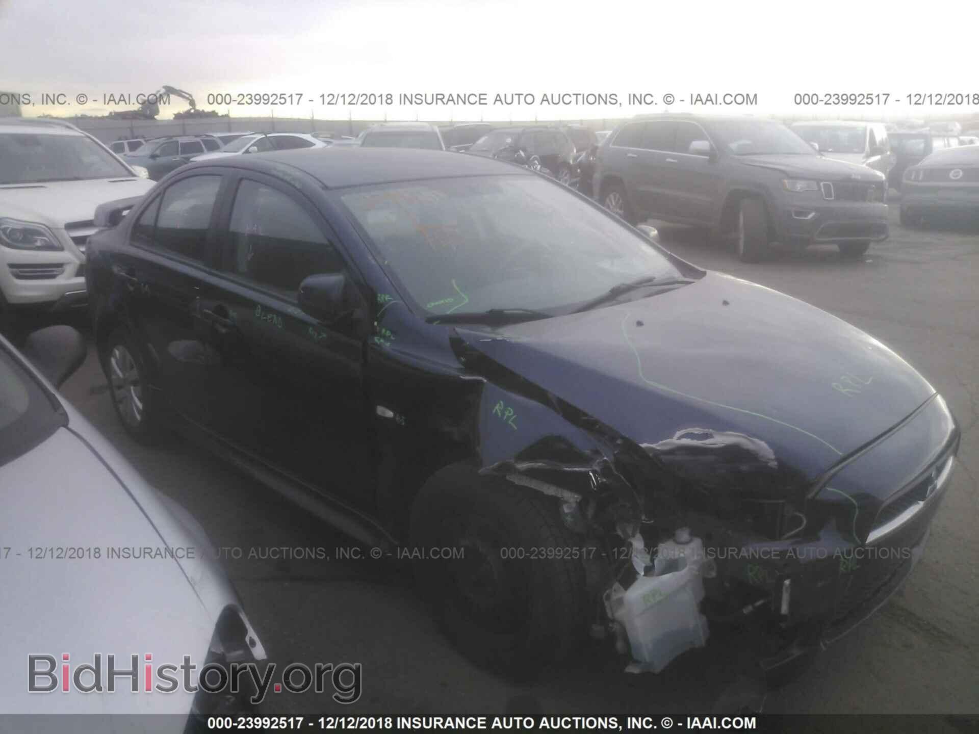 Photo JA32U2FU4DU007775 - MITSUBISHI LANCER 2013