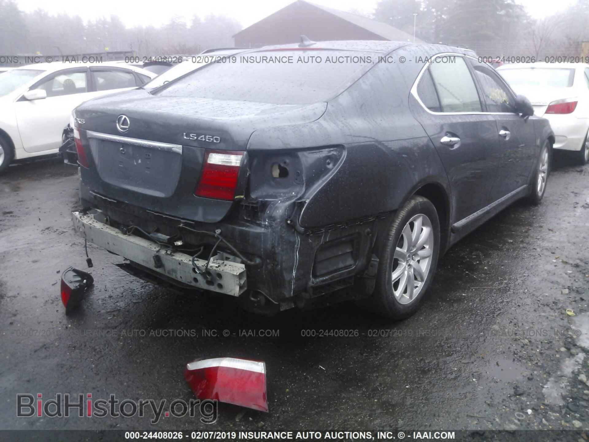 2008 LEXUS LS - VIN: JTHBL46F185062104 - Фото 4