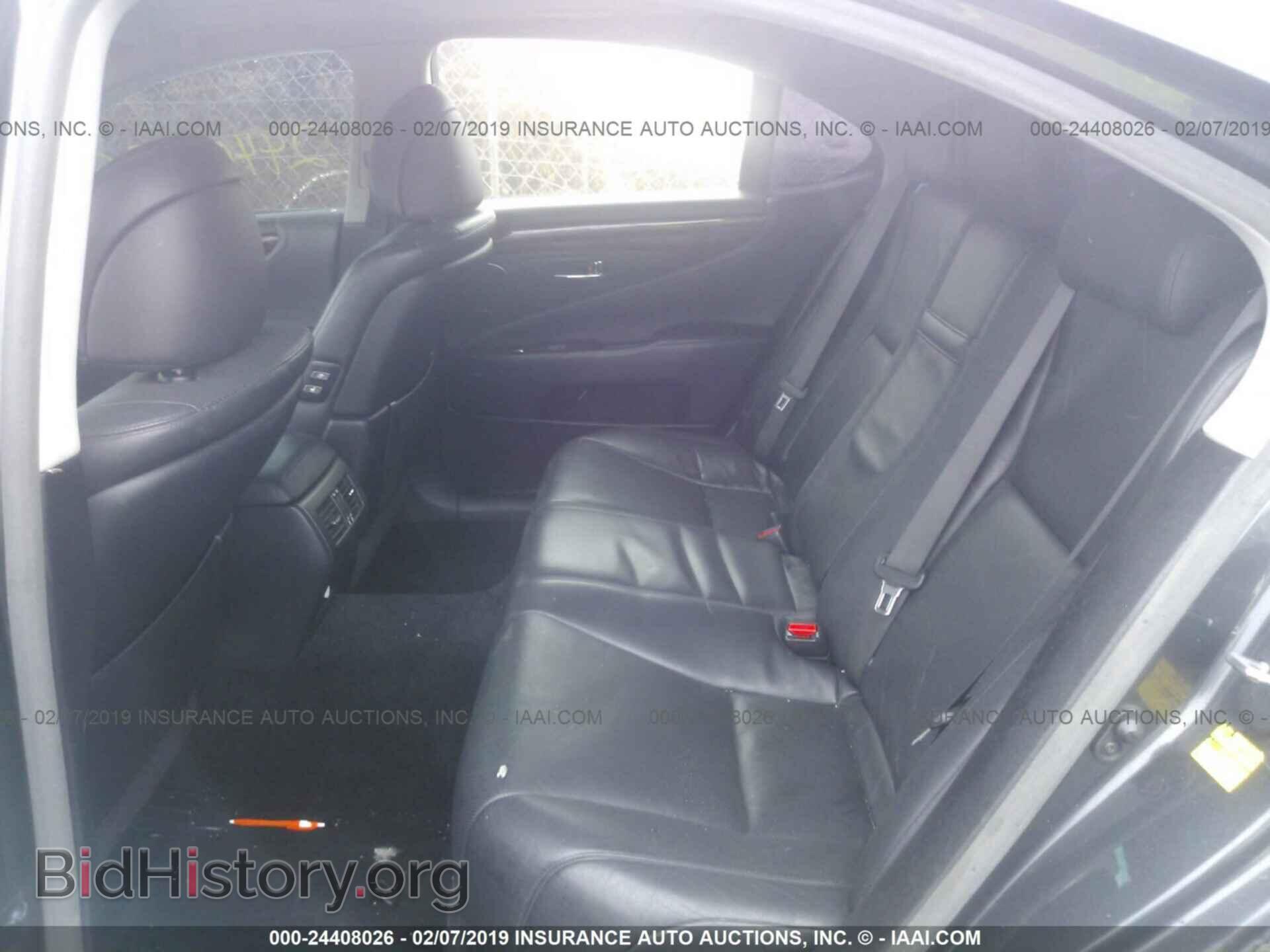 2008 LEXUS LS - VIN: JTHBL46F185062104 - Фото 8