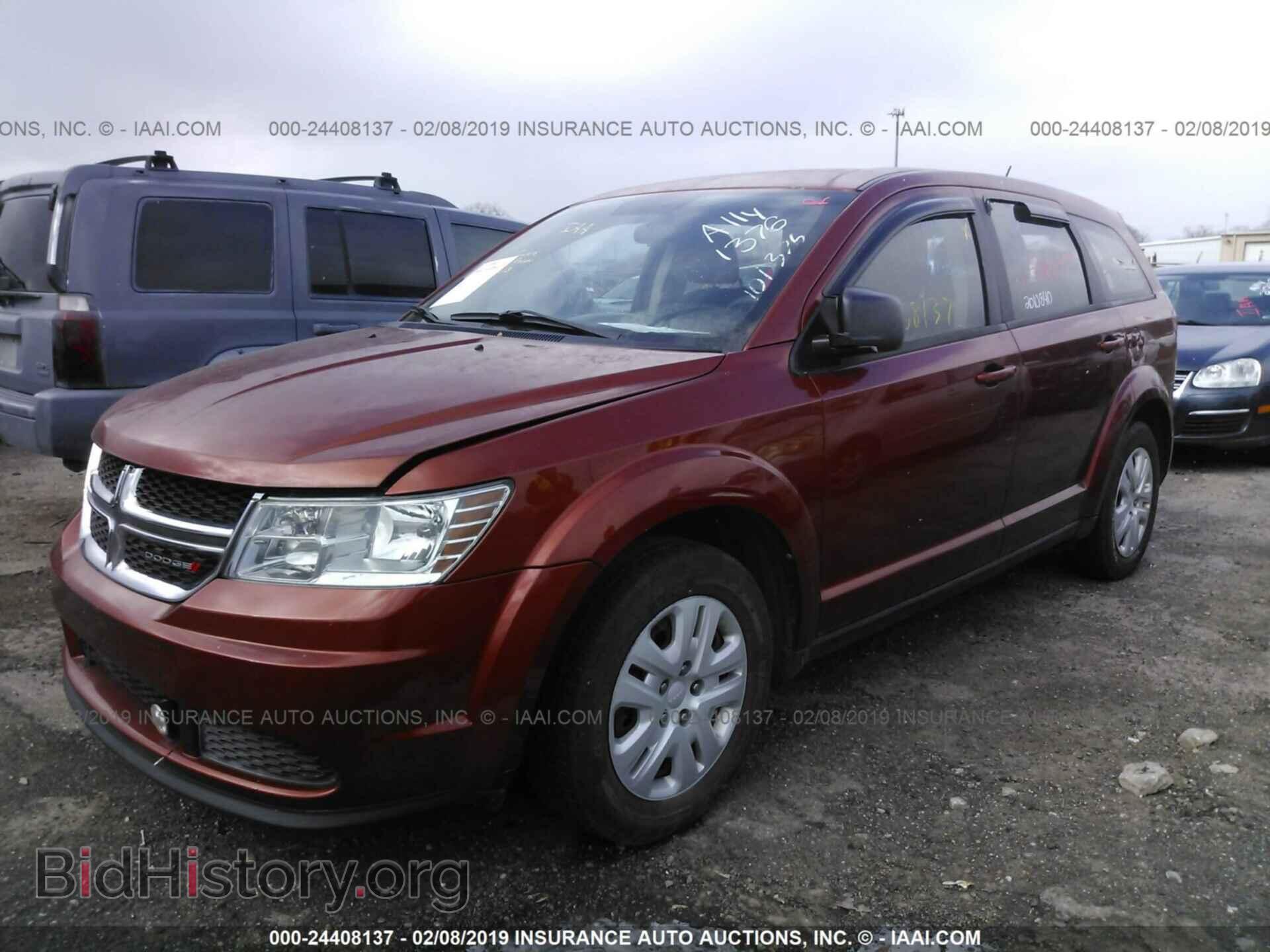 2014 DODGE JOURNEY - VIN: 3C4PDCAB2ET101376 - Фото 2