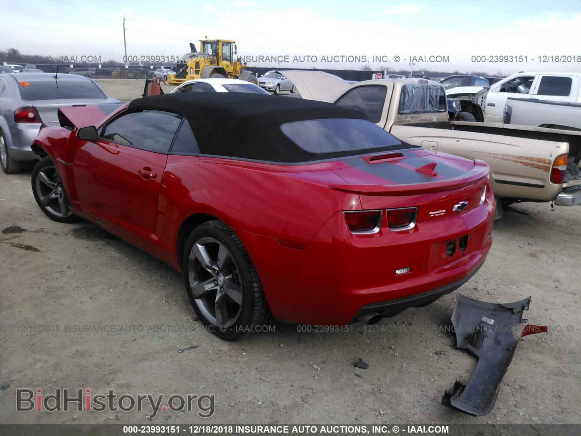 2012 CHEVROLET CAMARO - VIN: 2G1FC3D32C9102622 - Фото 3