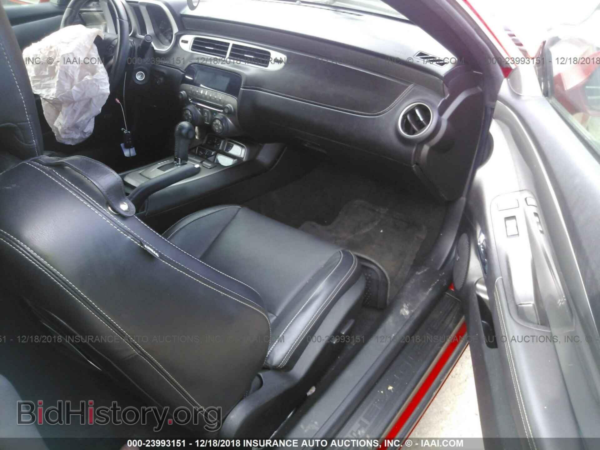 2012 CHEVROLET CAMARO - VIN: 2G1FC3D32C9102622 - Фото 5