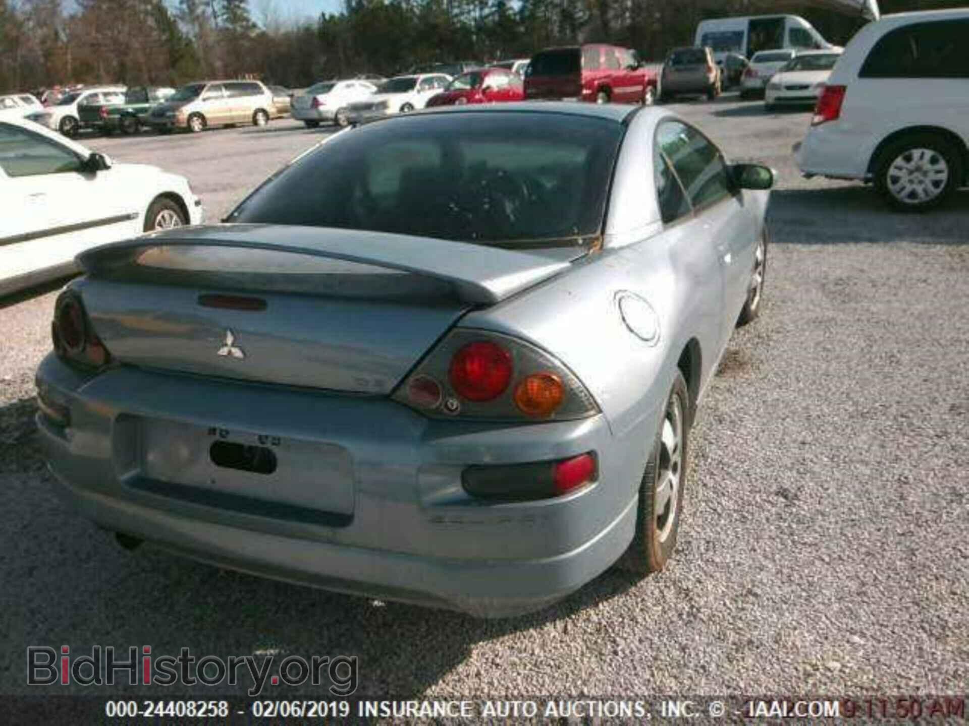 2003 MITSUBISHI ECLIPSE - VIN: 4A3AC44G03E136384 - Фото 2