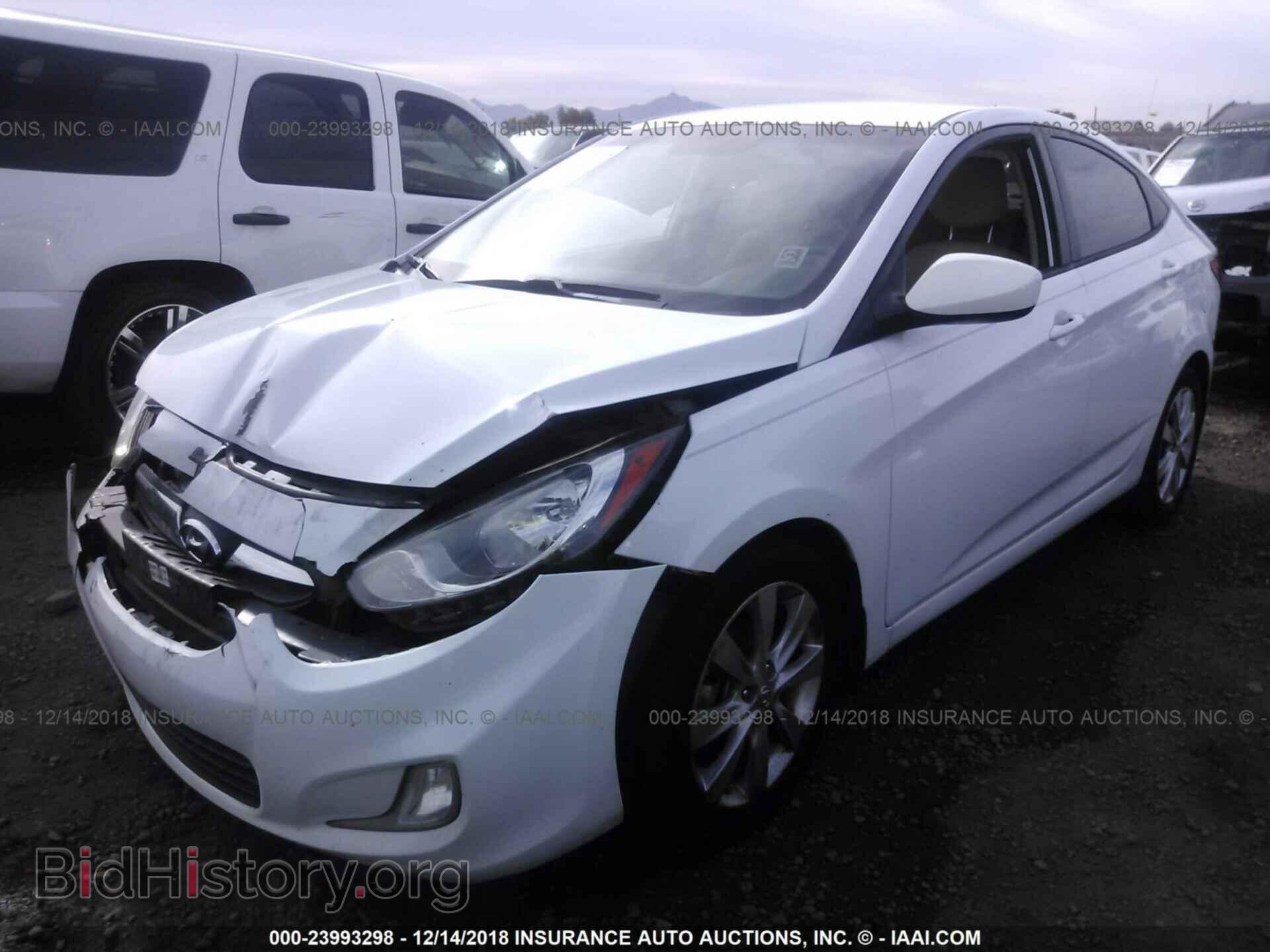 2013 HYUNDAI ACCENT - VIN: KMHCT5AE1DU114661 - Фото 2
