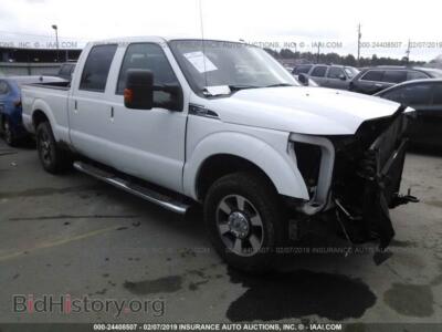 2012 Ford F250 Super Duty, белый — VIN 1FT7W2A61CEB66742, IAAI