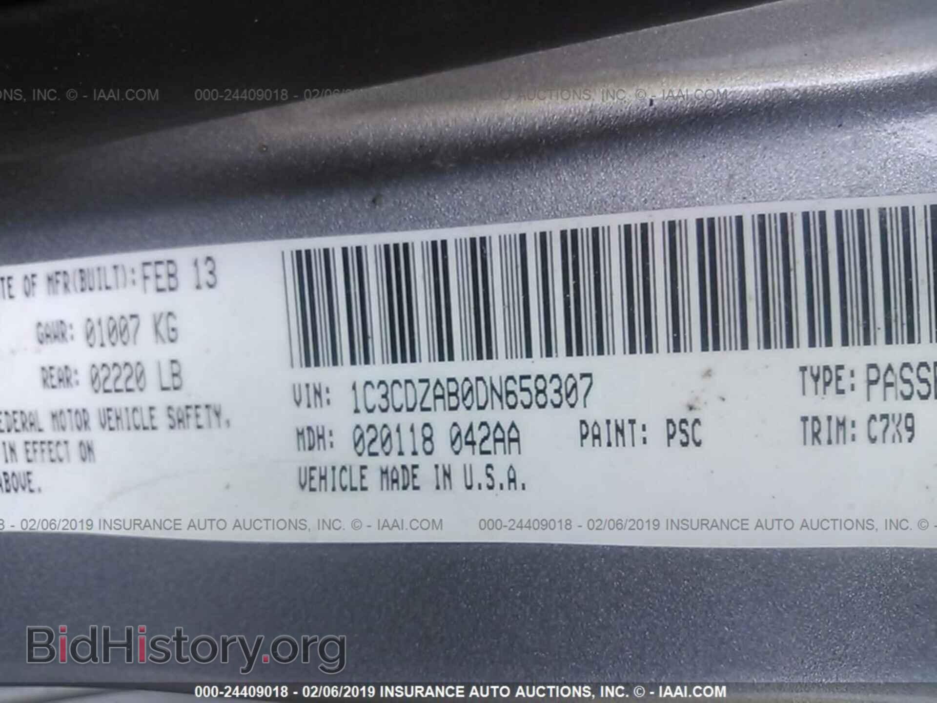 2013 DODGE AVENGER - VIN: 1C3CDZAB0DN658307 - Photo 9