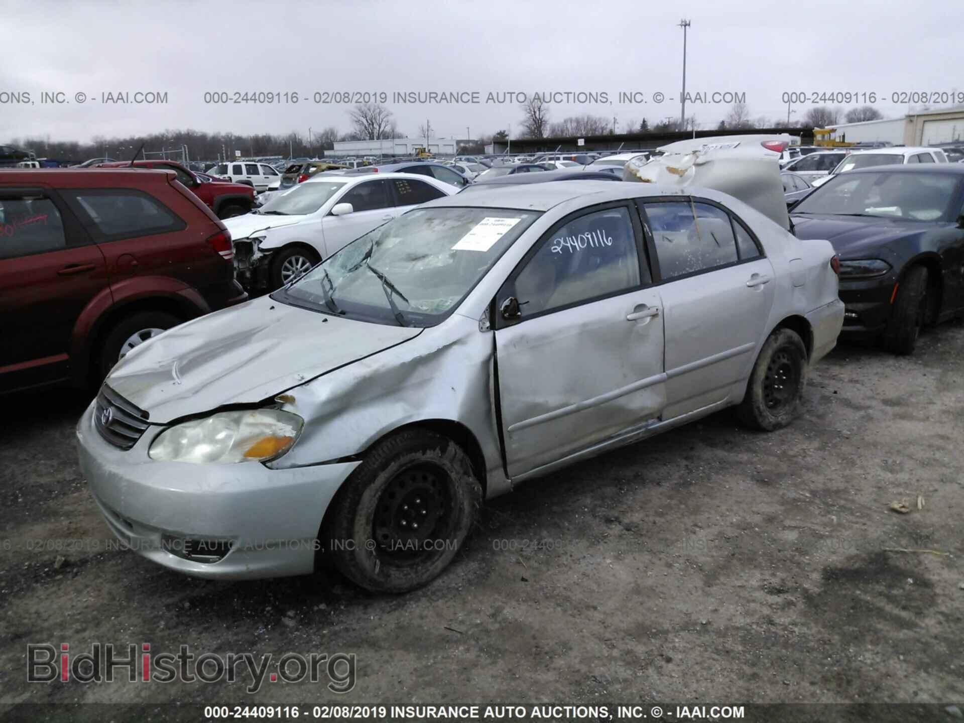 2003 TOYOTA COROLLA - VIN: 2T1BR38E13C004777 - Фото 2
