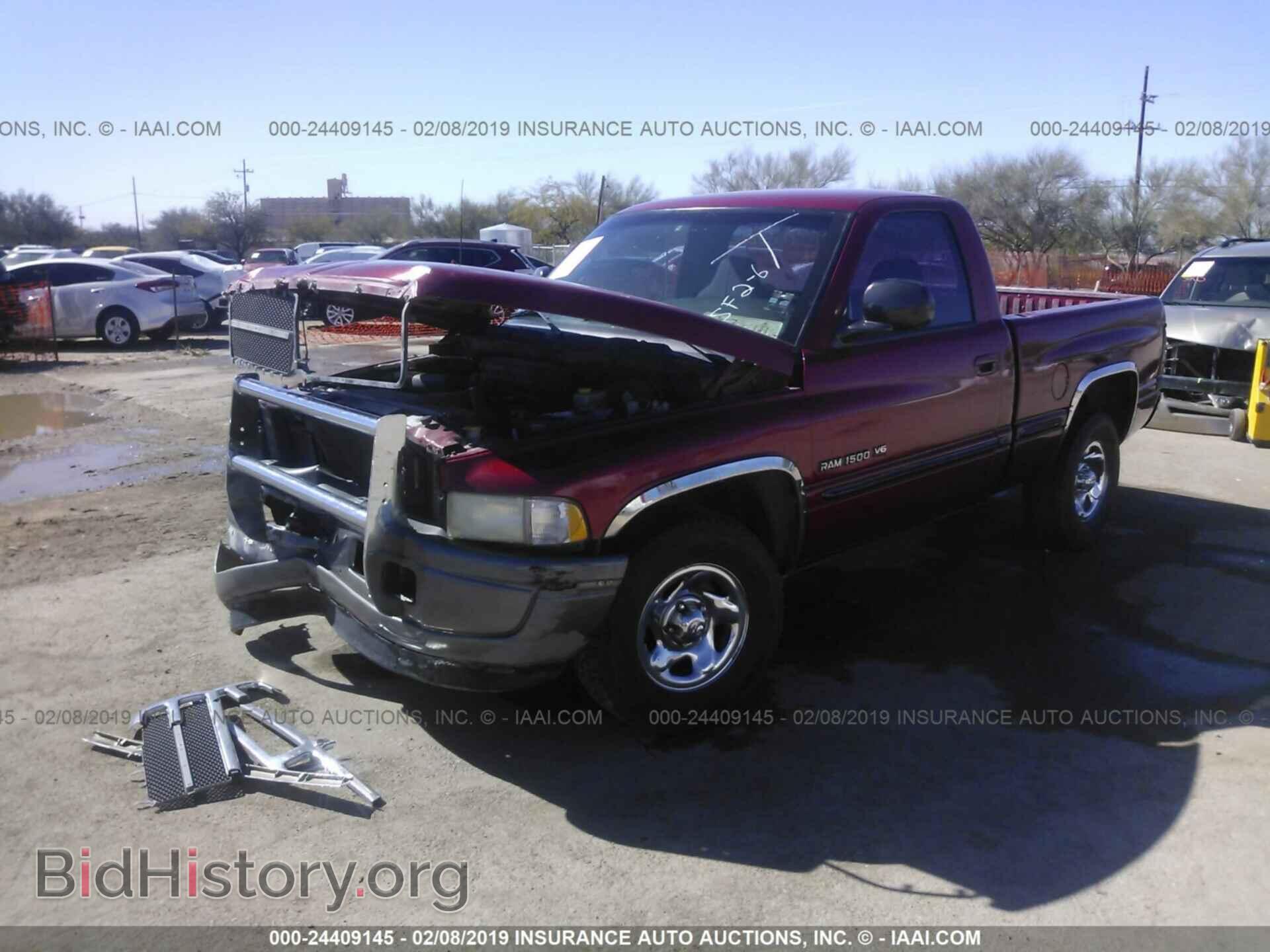 1998 DODGE RAM 1500 - VIN: 1B7HC16X2WS565240 - Фото 2