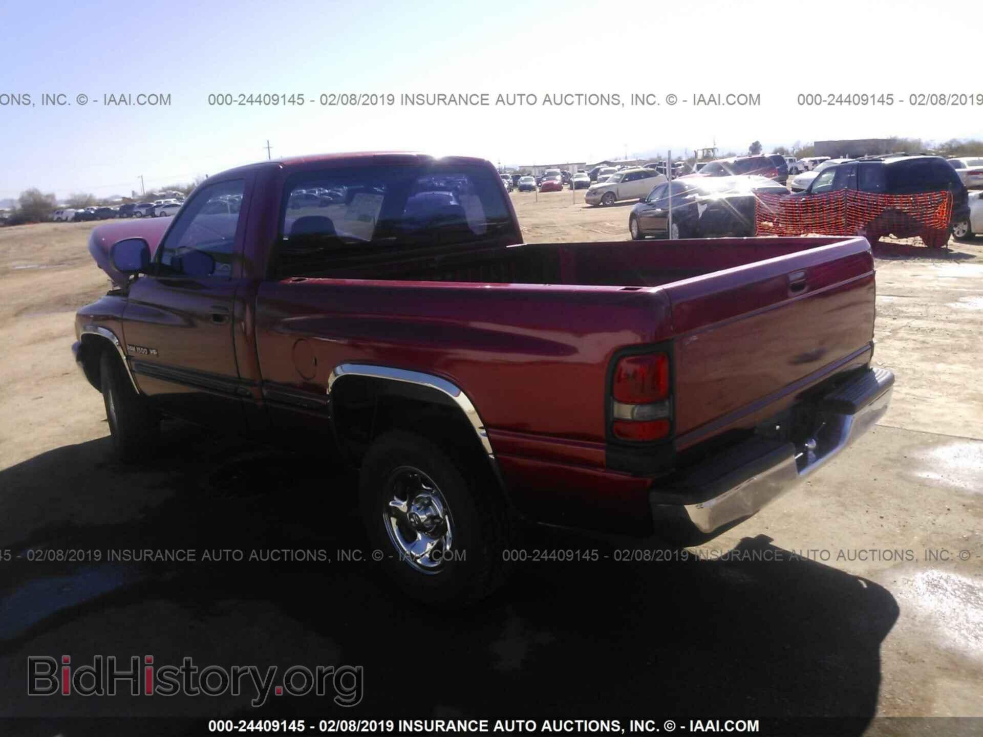 1998 DODGE RAM 1500 - VIN: 1B7HC16X2WS565240 - Фото 3