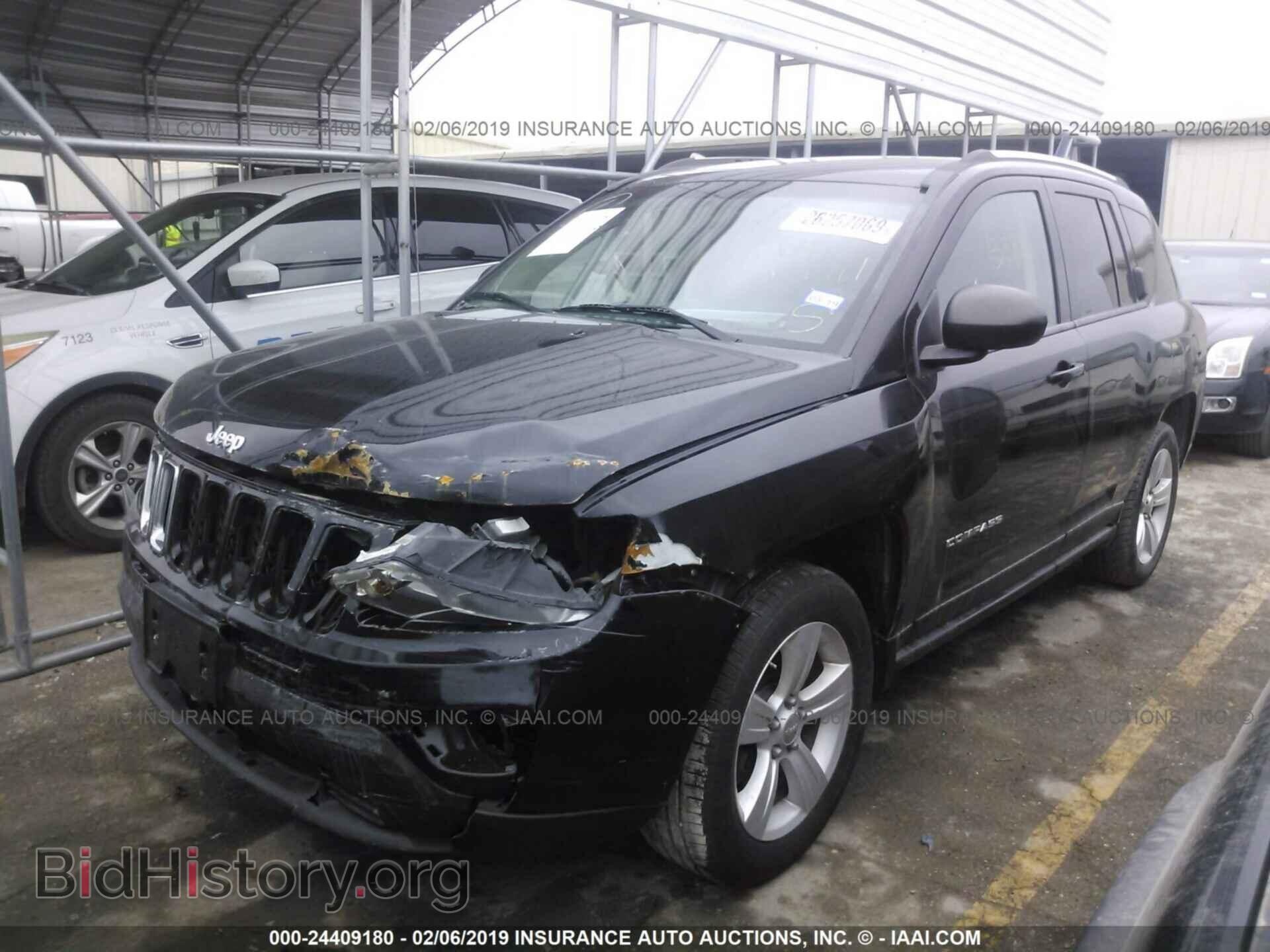 2012 JEEP COMPASS - VIN: 1C4NJCBA9CD647701 - Фото 2