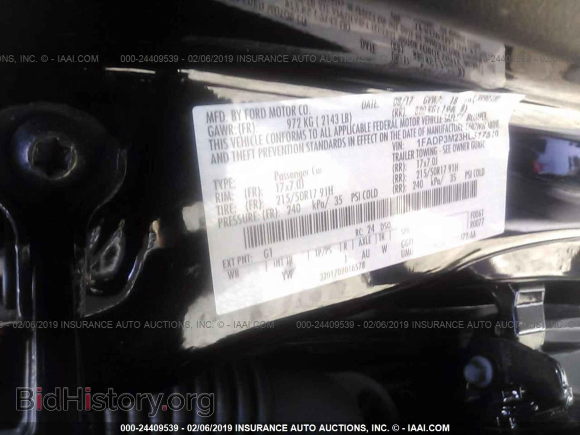 2017 FORD FOCUS - VIN: 1FADP3M23HL317510 - Photo 9