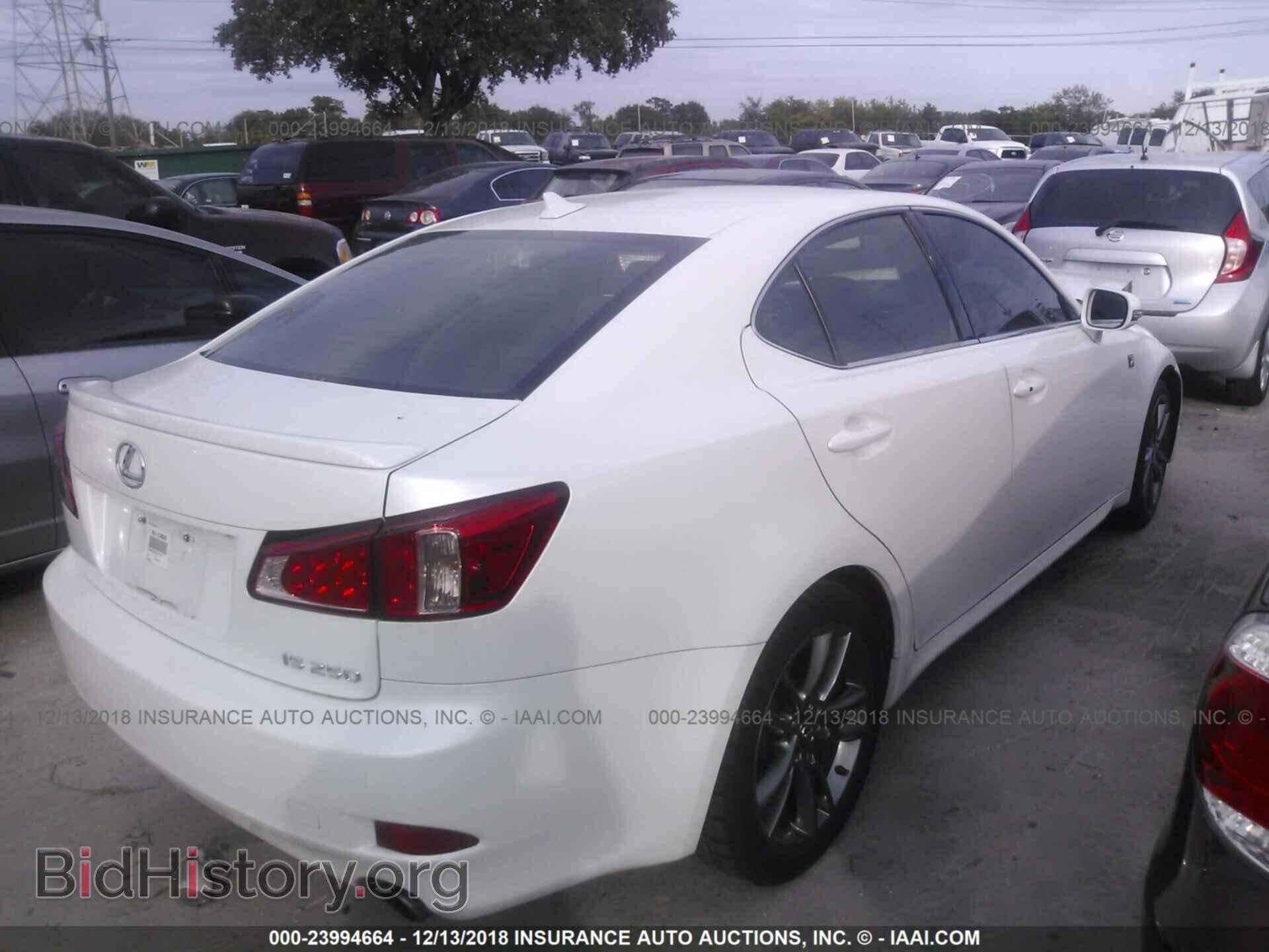 2012 LEXUS IS - VIN: JTHBF5C20C5161181 - Photo 4