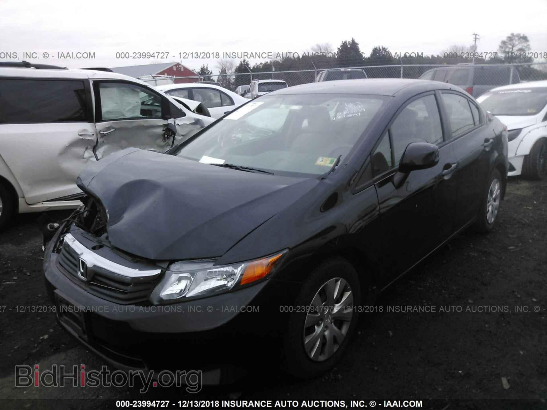 2012 HONDA CIVIC - VIN: 19XFB2F59CE108194 - Фото 2