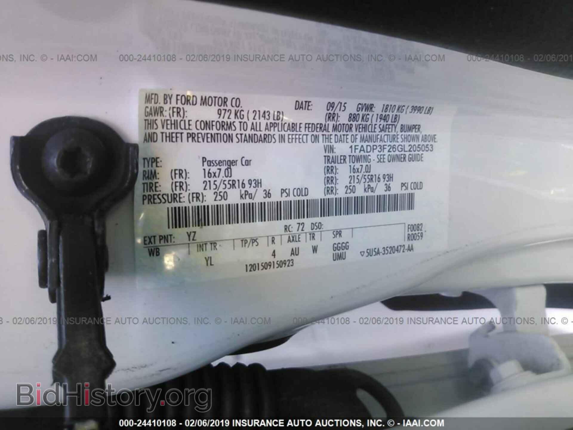 2016 FORD FOCUS - VIN: 1FADP3F26GL205053 - Photo 9