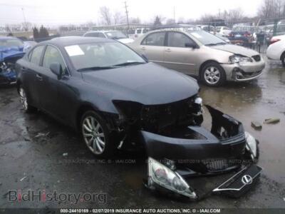 2007 Lexus IS 250, черный — VIN JTHCK262575008988, IAAI