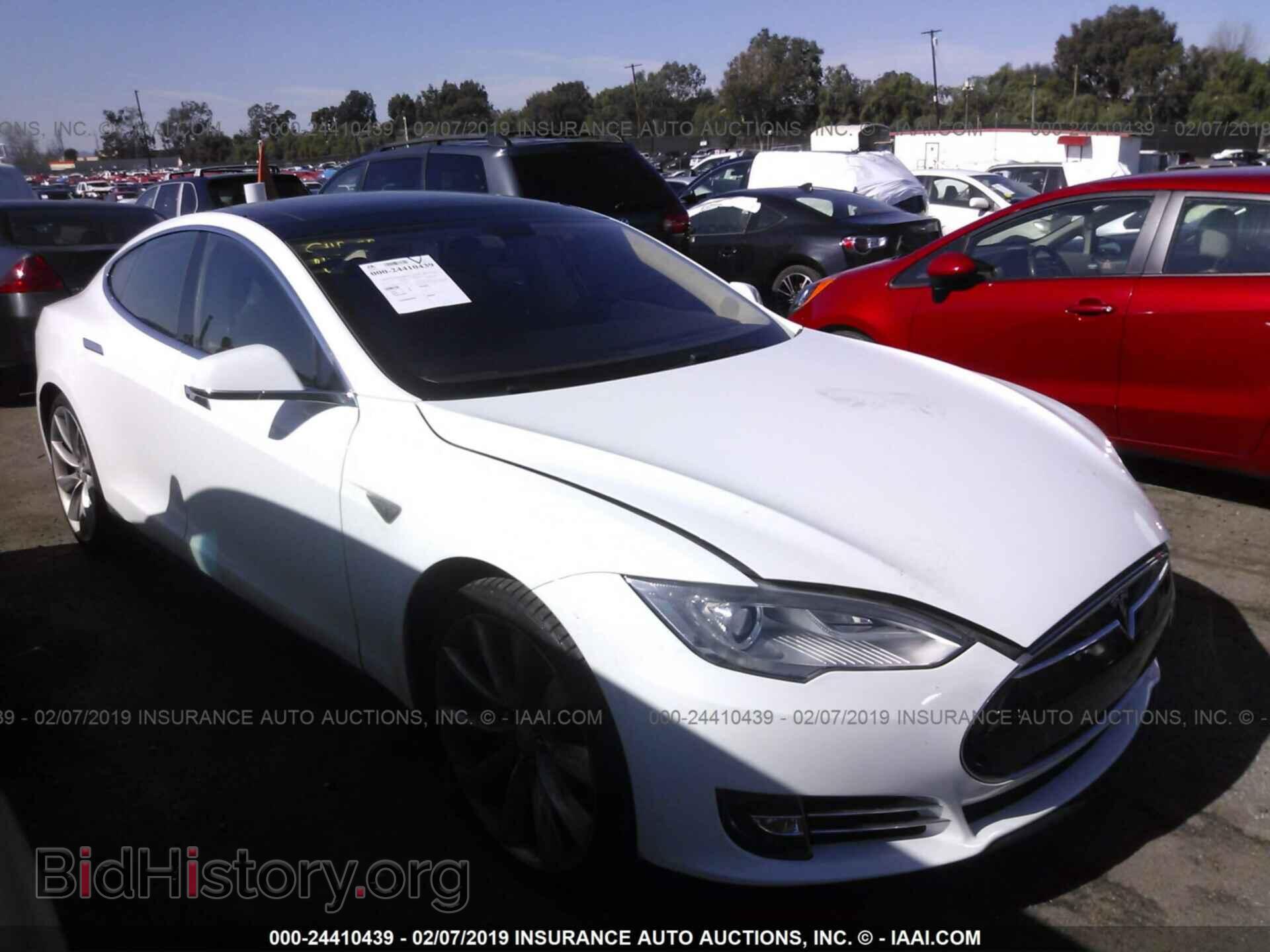 Photo 5YJSA1CG5DFP21992 - TESLA MODEL S 2013