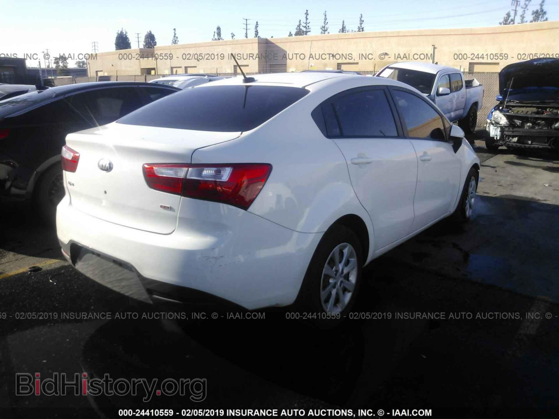 2013 KIA RIO - VIN: KNADM4A35D6252154 - Фото 4