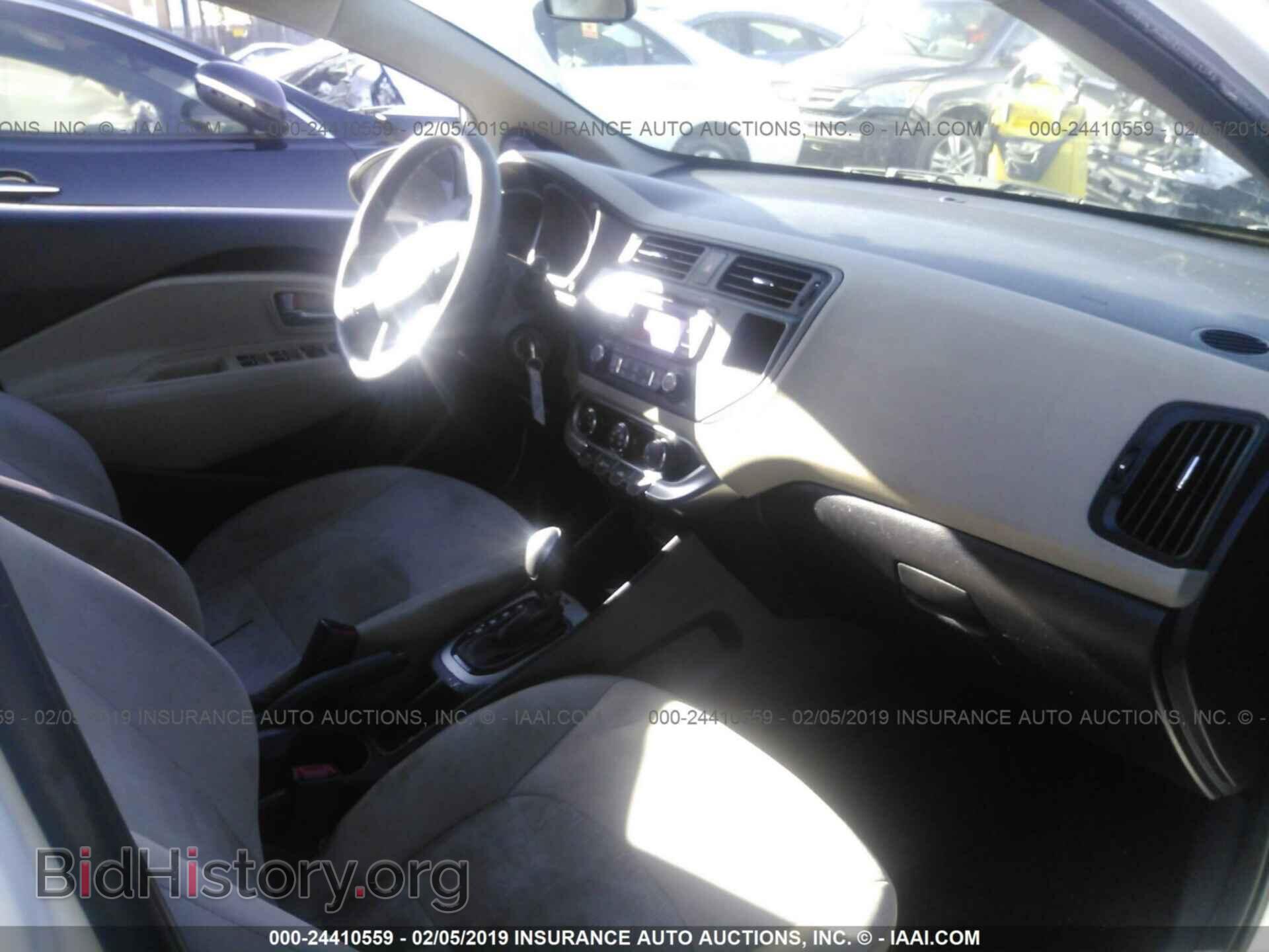2013 KIA RIO - VIN: KNADM4A35D6252154 - Фото 5
