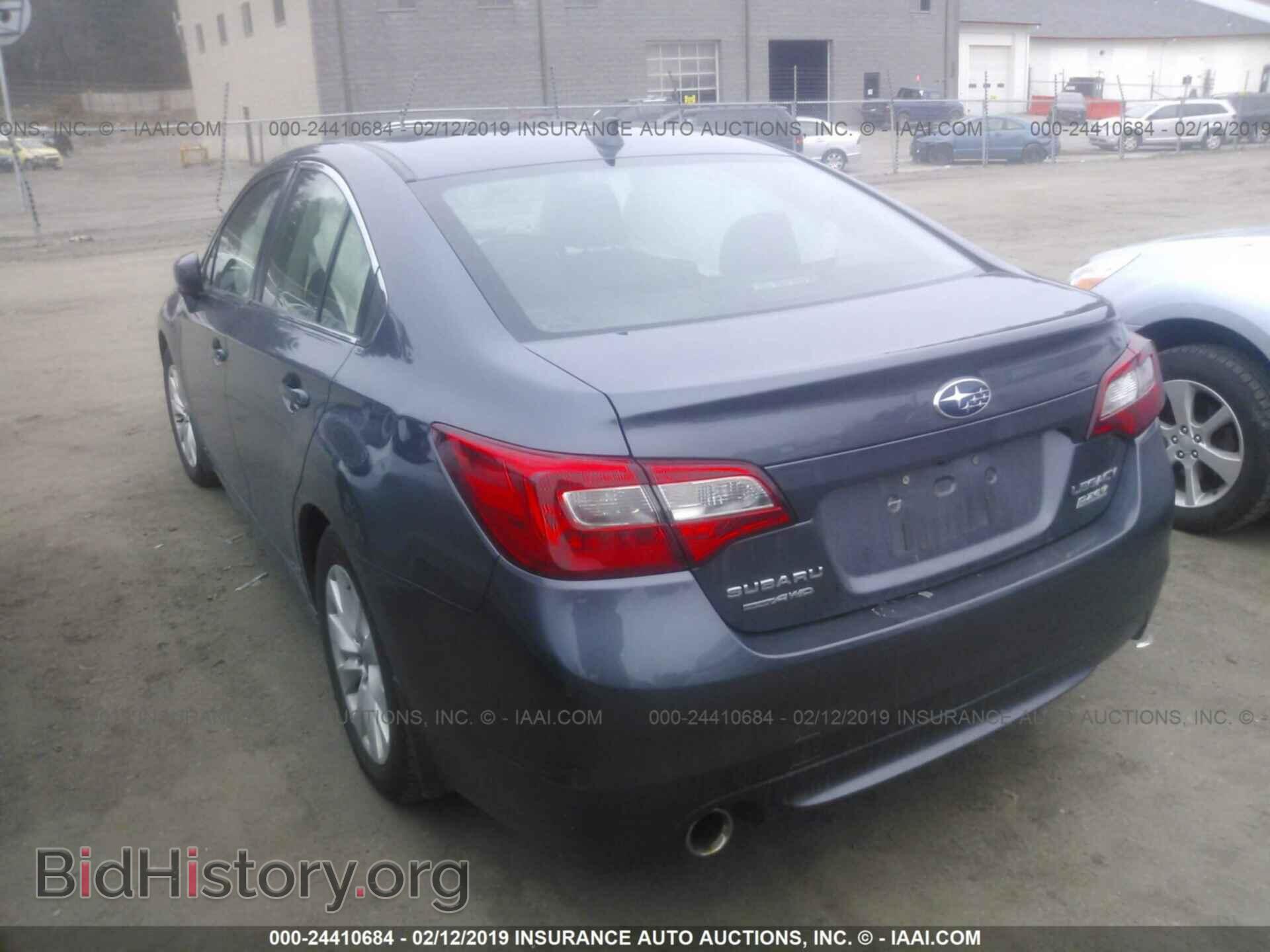 2016 SUBARU LEGACY - VIN: 4S3BNAE60G3020366 - Фото 3