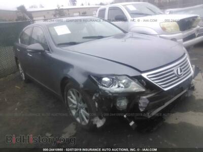2012 Lexus LS 460, черный — VIN JTHCL5EF6C5013808, IAAI