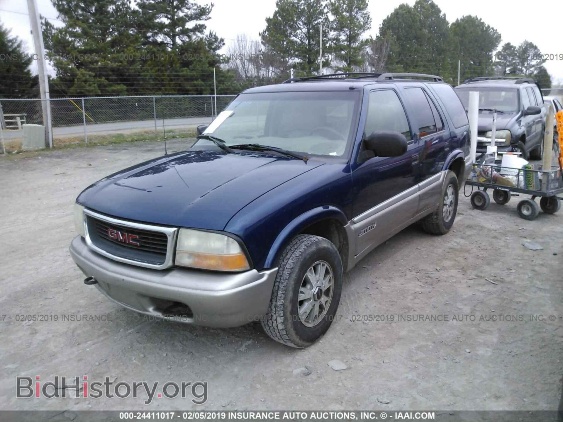 2001 GMC JIMMY - VIN: 1GKDT13WX12102737 - Фото 2