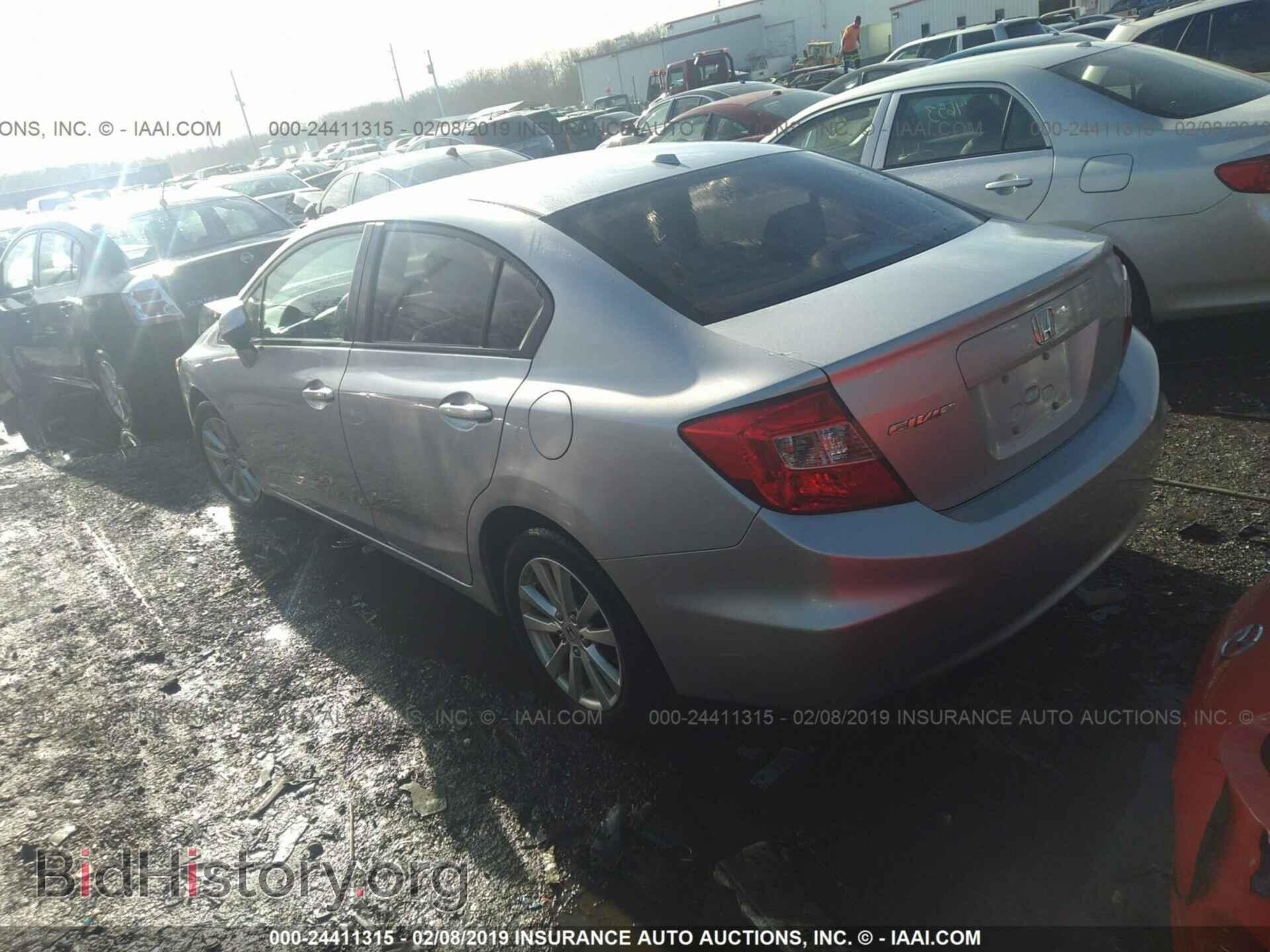 2012 HONDA CIVIC - VIN: 19XFB2F82CE333521 - Фото 3