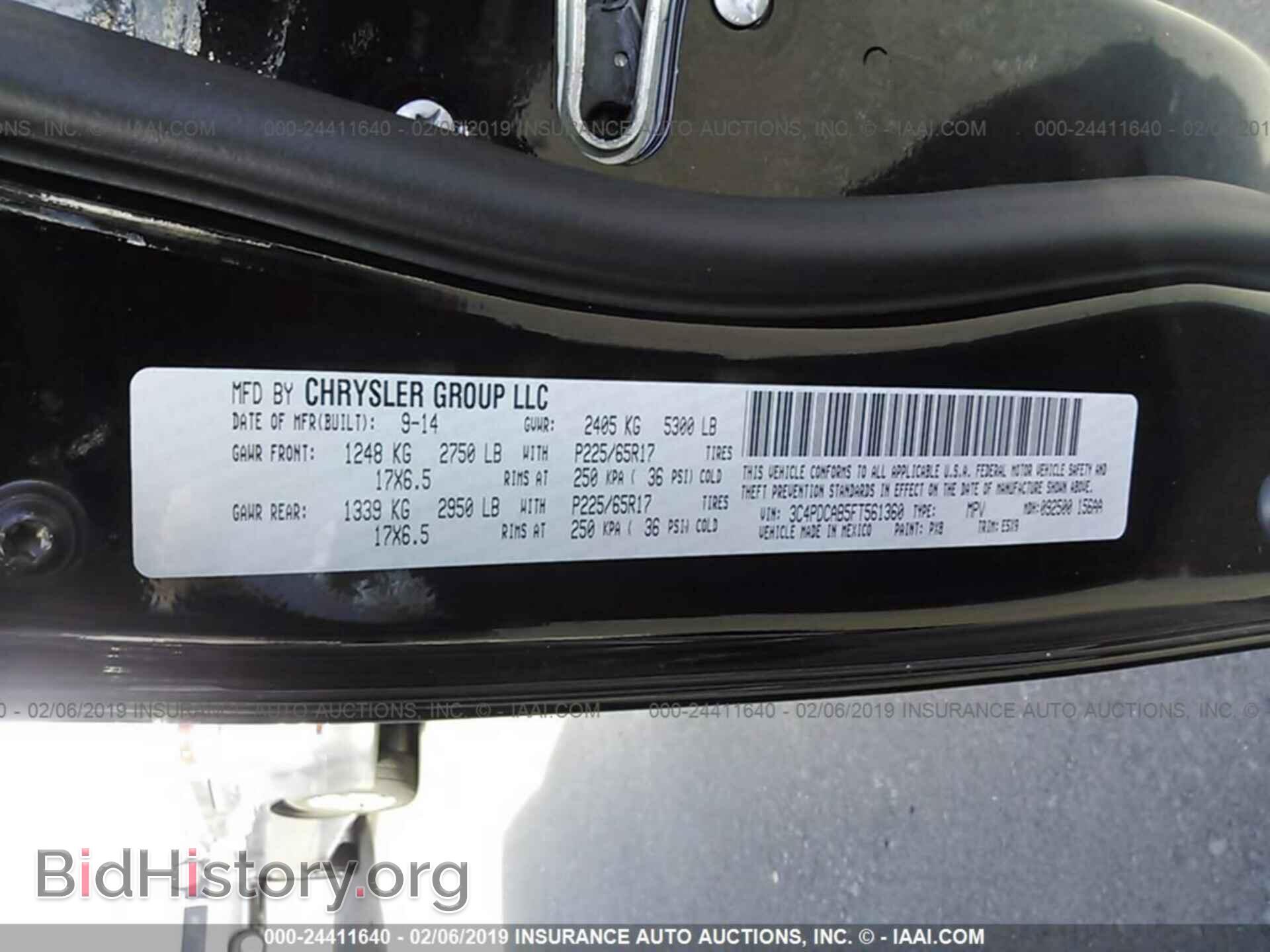 2015 DODGE JOURNEY - VIN: 3C4PDCAB5FT561360 - Фото 9