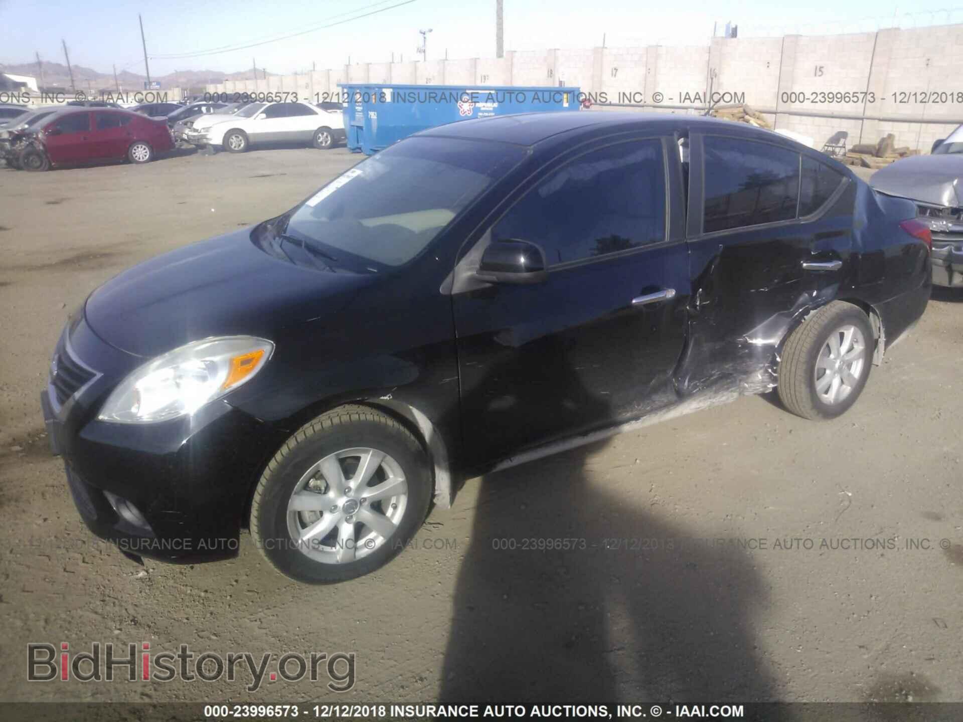 2012 NISSAN VERSA - VIN: 3N1CN7AP1CL942927 - Фото 2