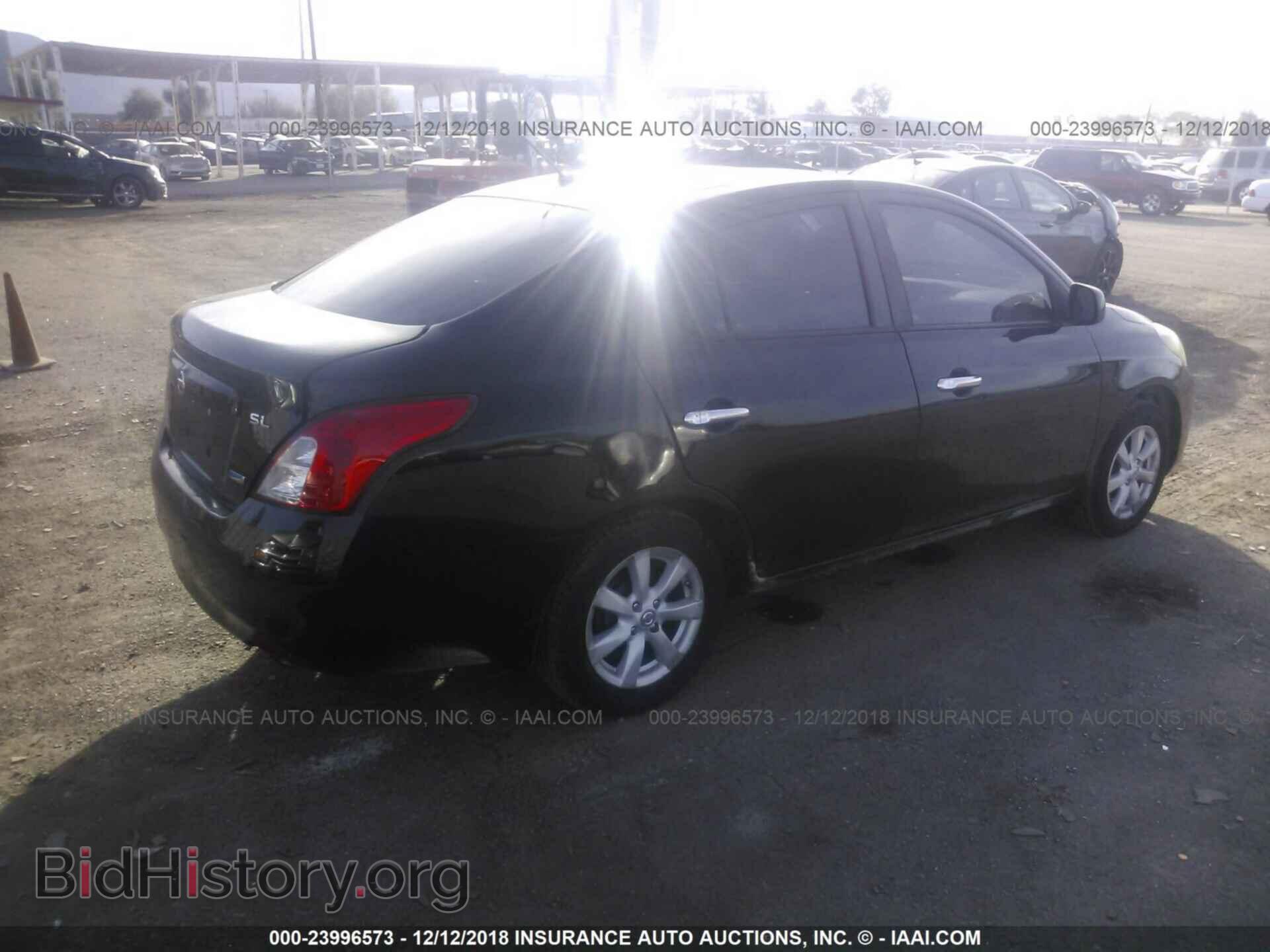 2012 NISSAN VERSA - VIN: 3N1CN7AP1CL942927 - Фото 4