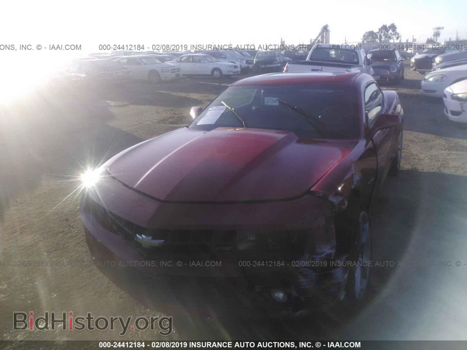 2013 CHEVROLET CAMARO - VIN: 2G1FC1E38D9203376 - Фото 2