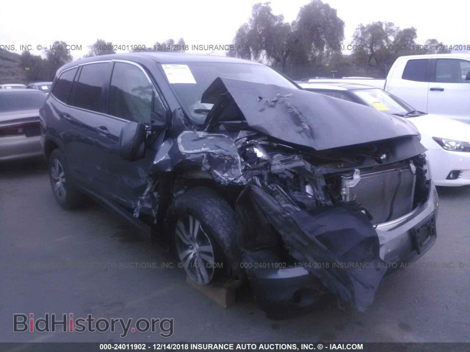 Фотография 5FNYF5H59GB021522 - HONDA PILOT 2016