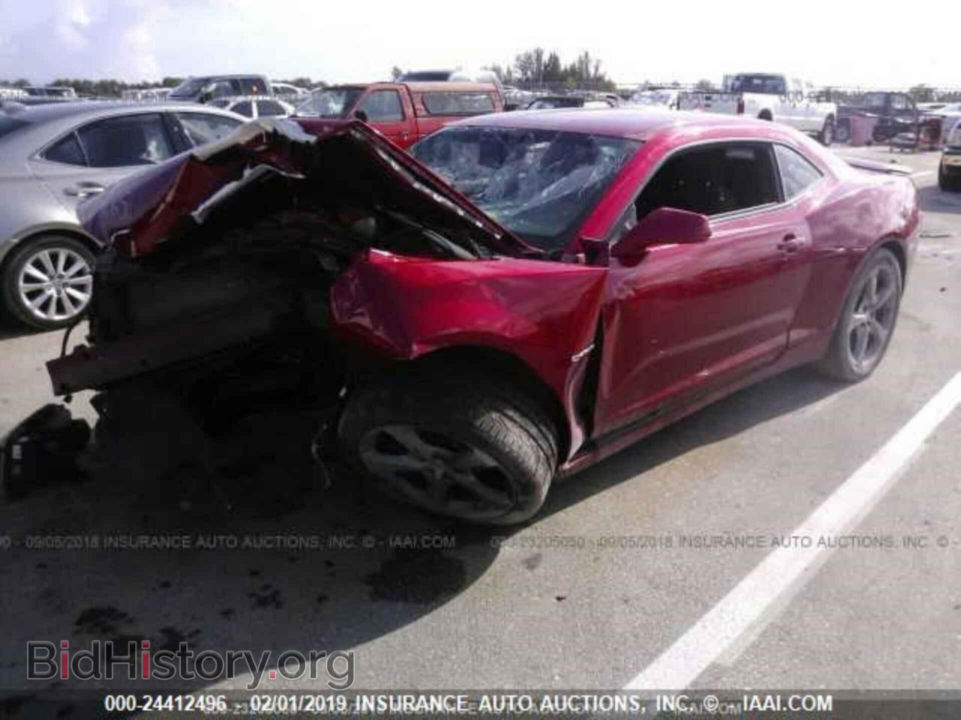 2014 CHEVROLET CAMARO - VIN: 2G1FB1E34E9297065 - Фото 2