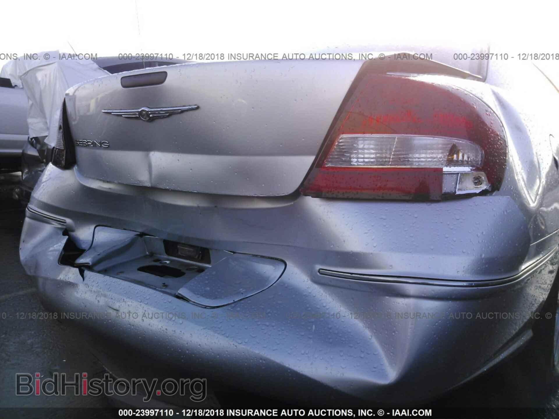 2004 CHRYSLER SEBRING - VIN: 4C3AG42G94E145051 - Photo 6