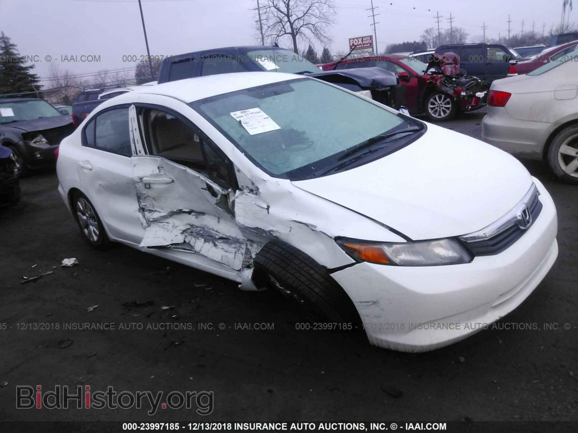 Фотография 2HGFB2F59CH315819 - HONDA CIVIC 2012
